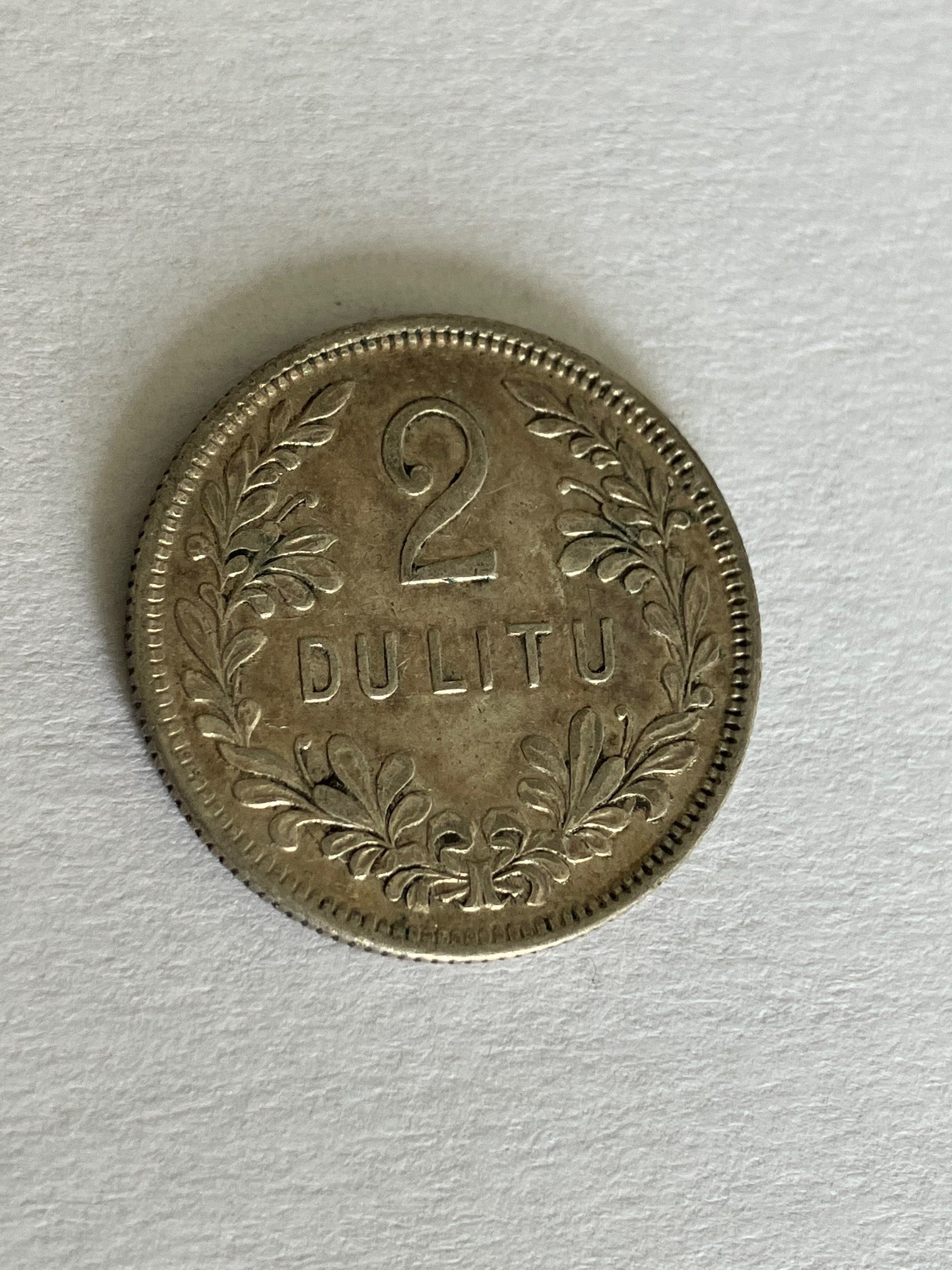 2 Litu Lithuania 1925