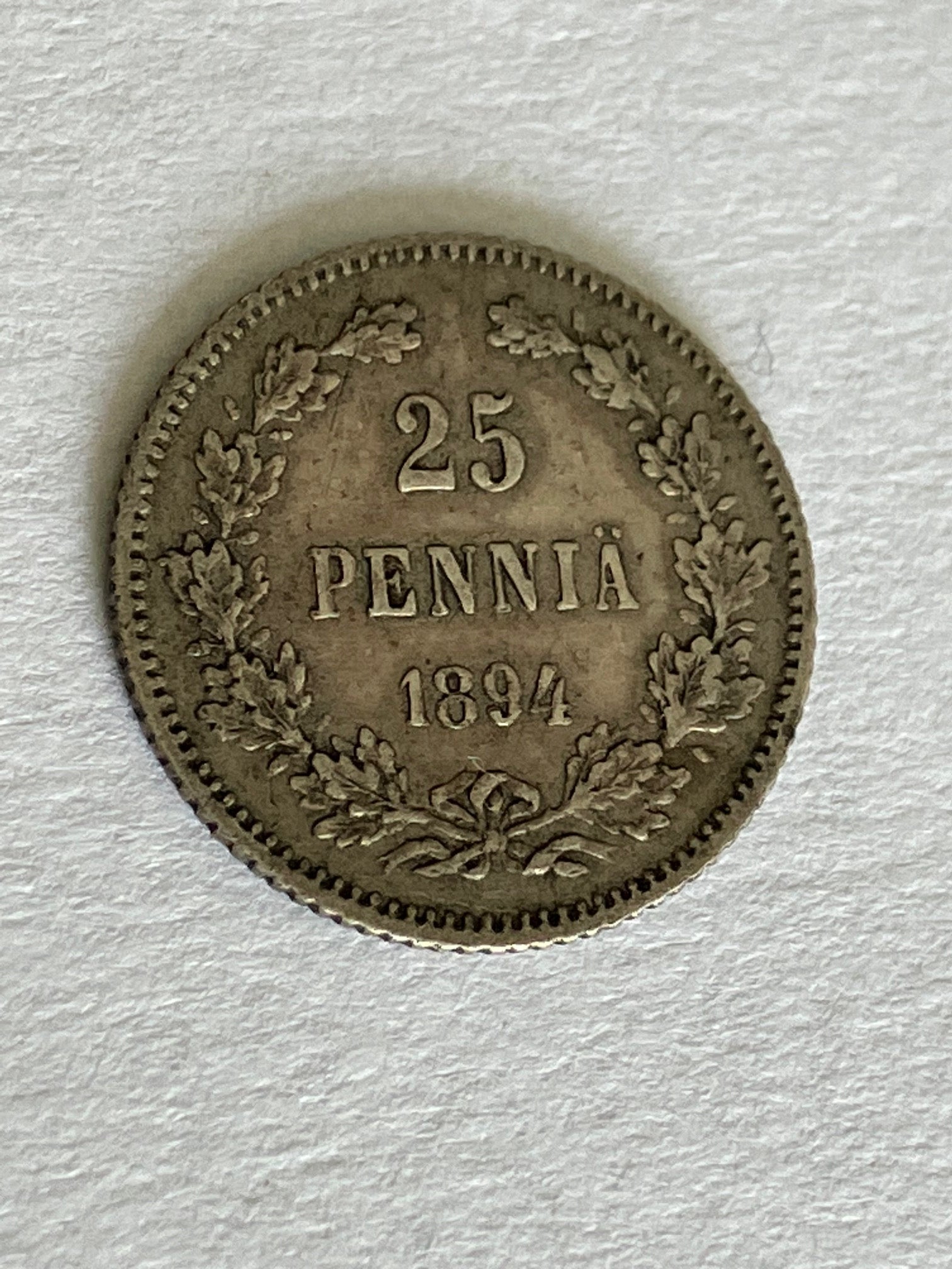 25 Pennia 1894 Finland