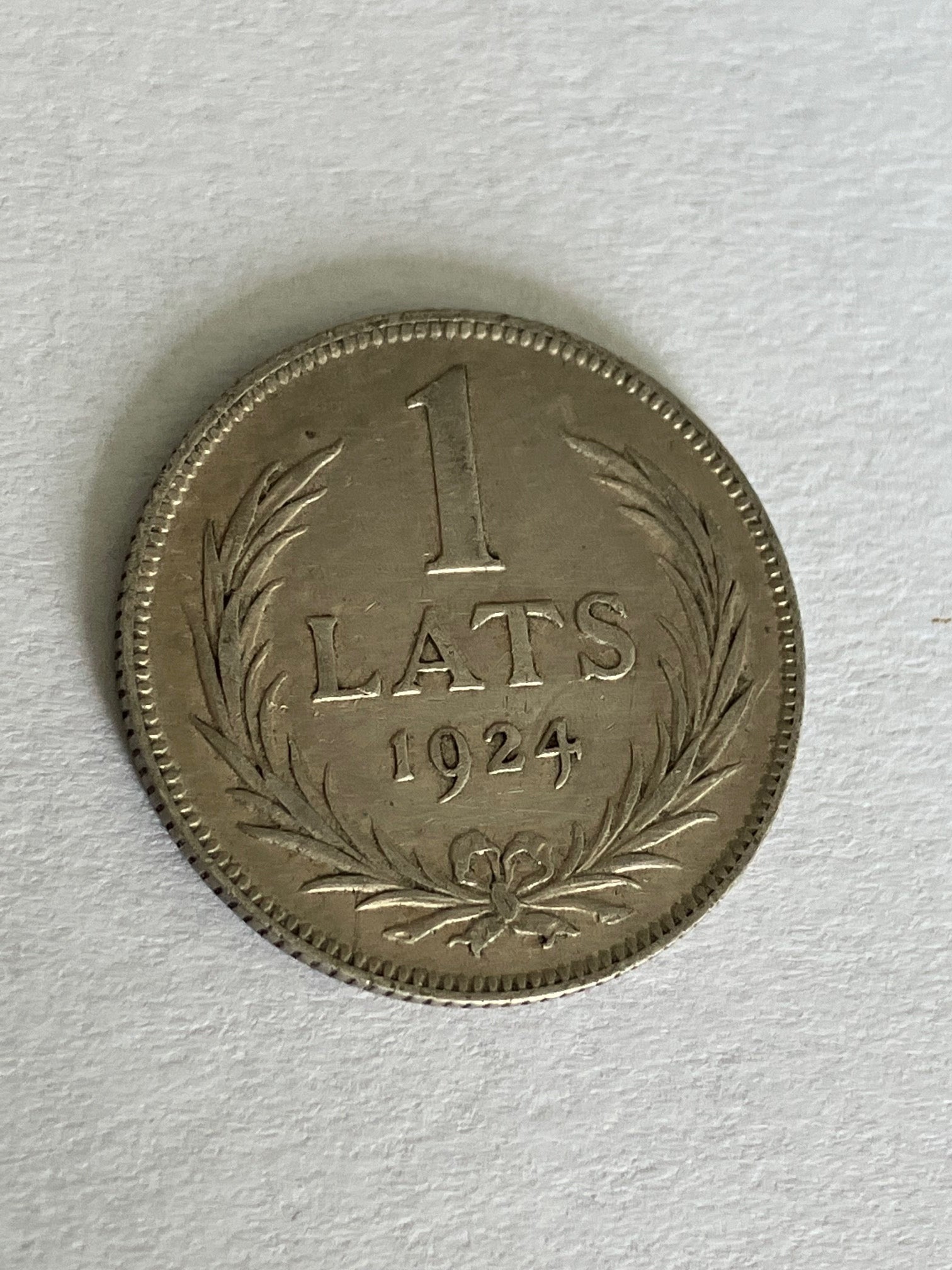 1 Lats Latvia 1924