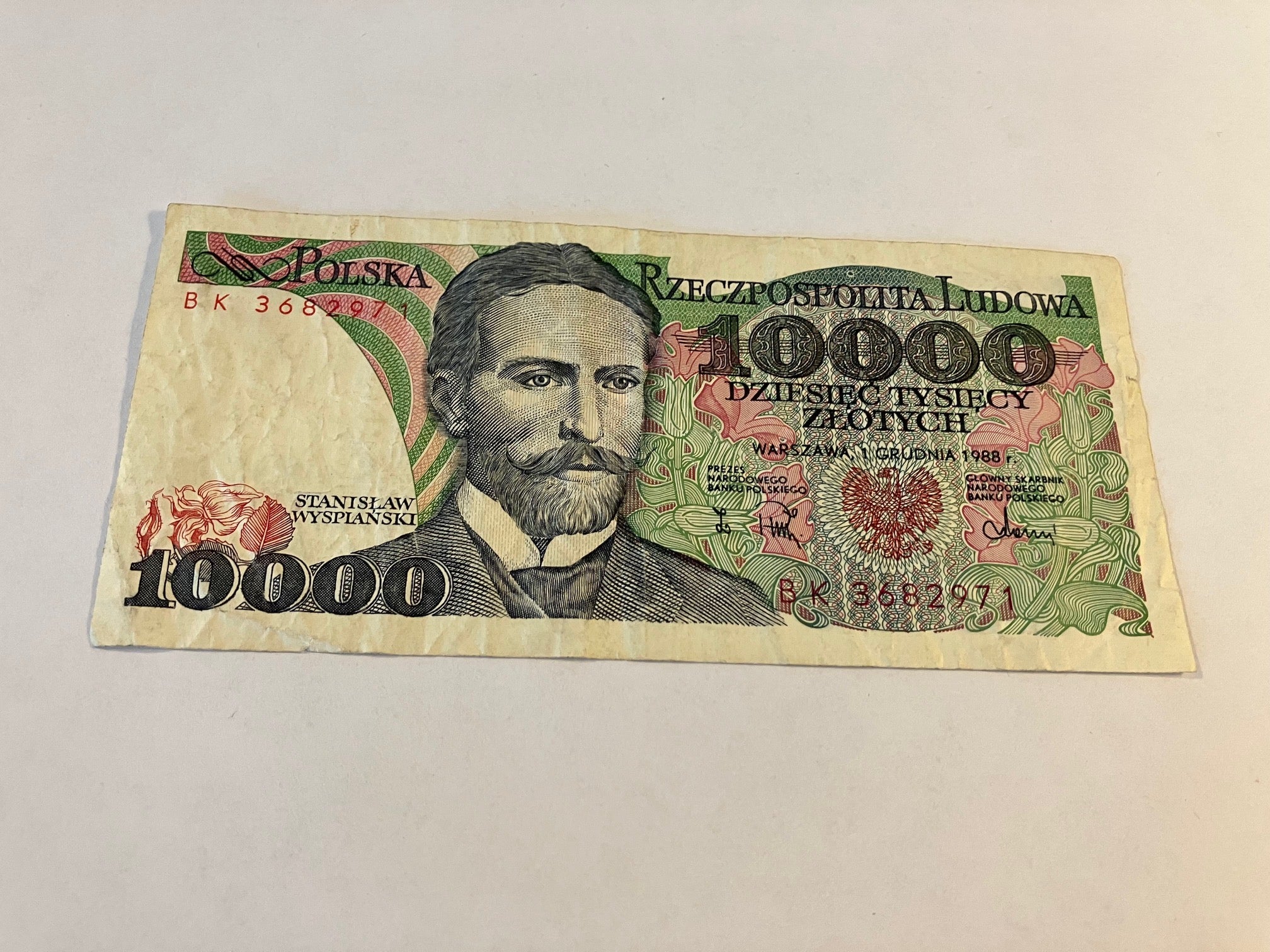 10000 Zlotych 1988 Poland