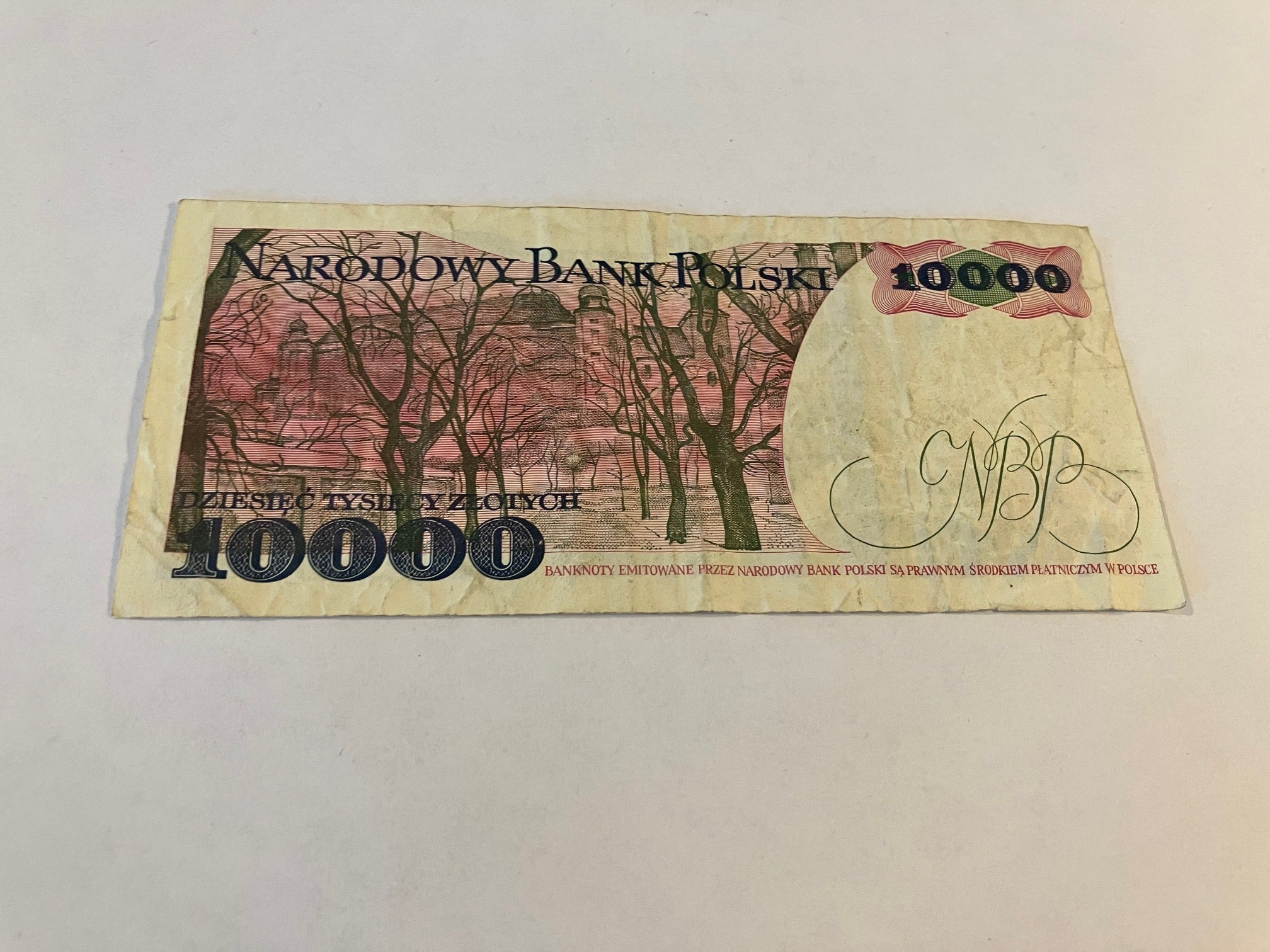 10000 Zlotych 1988 Poland