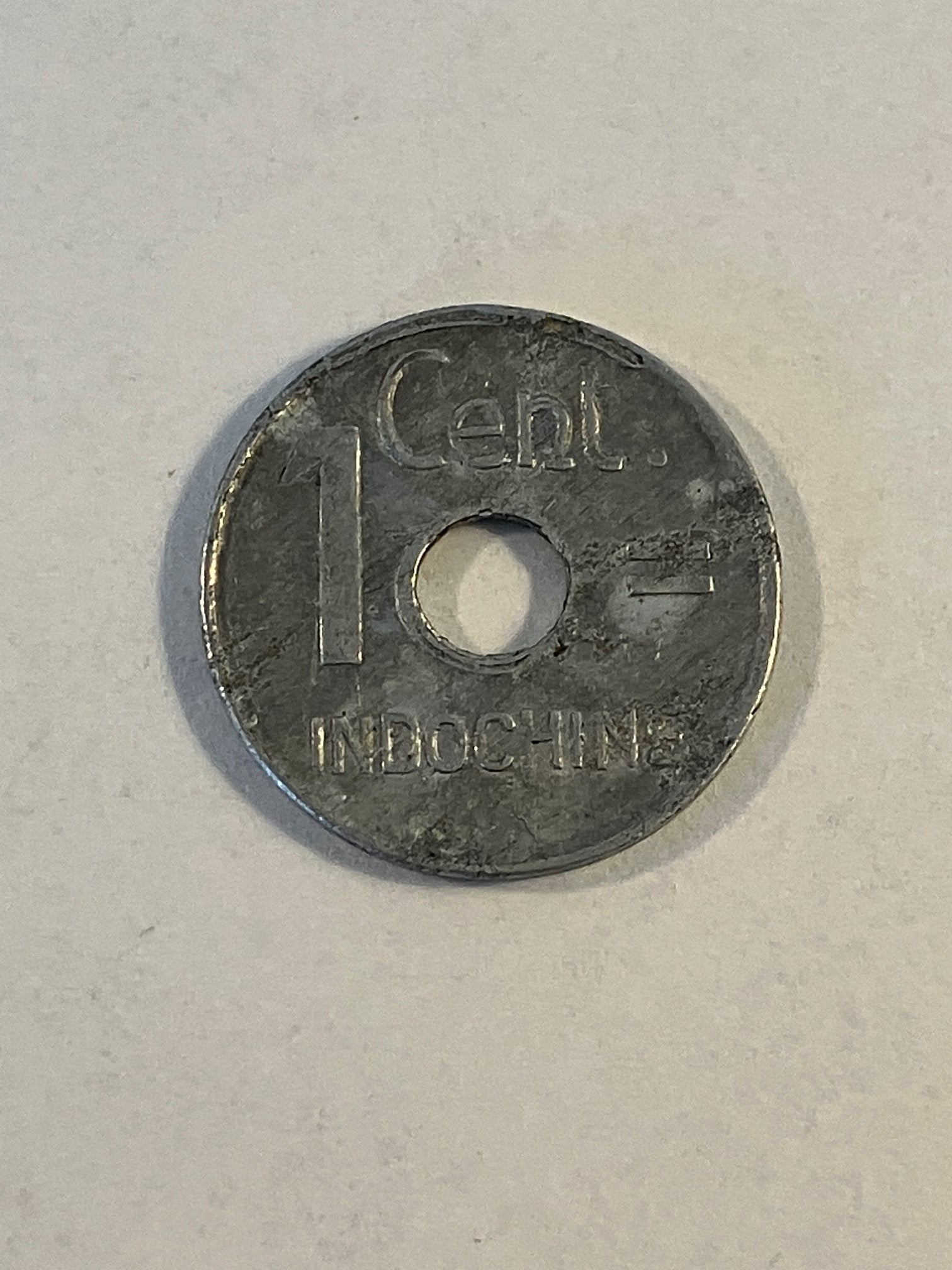 1 Cent Indochina 1943