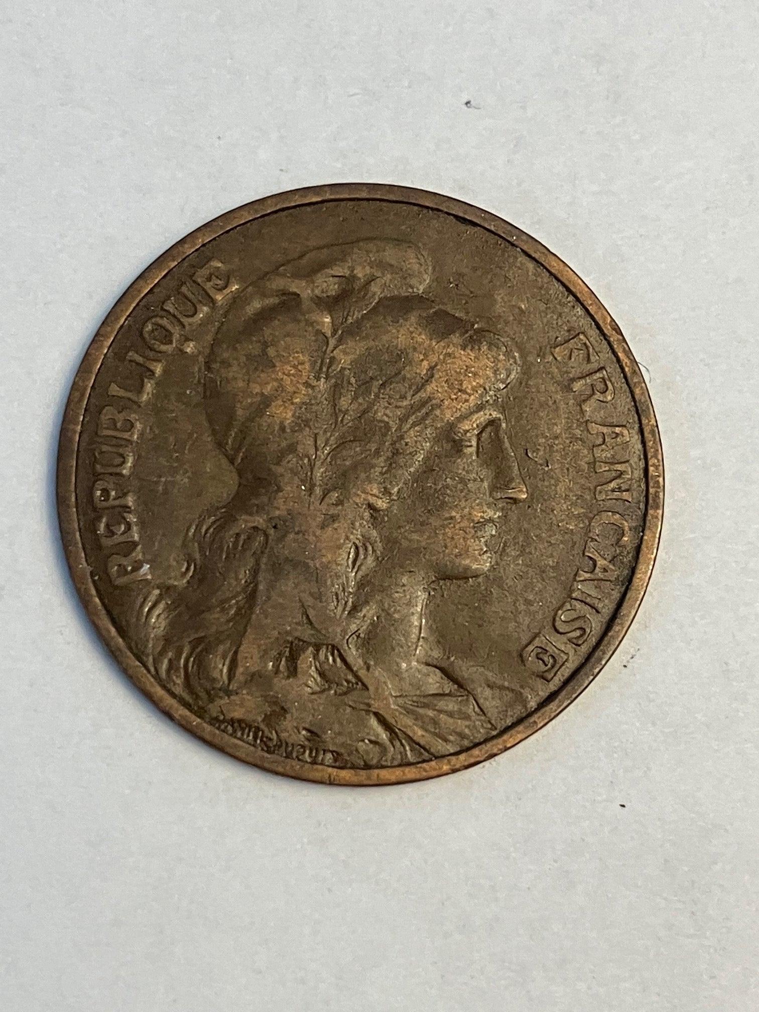 5 Centimes France 1912