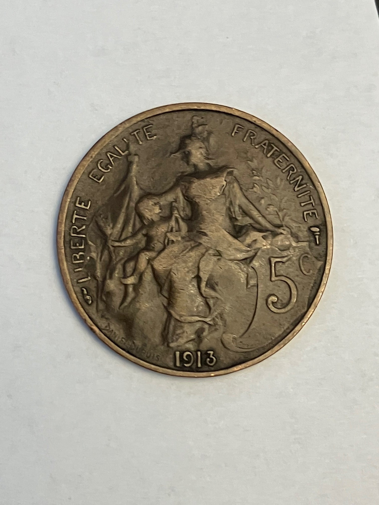 5 Centimes France 1913