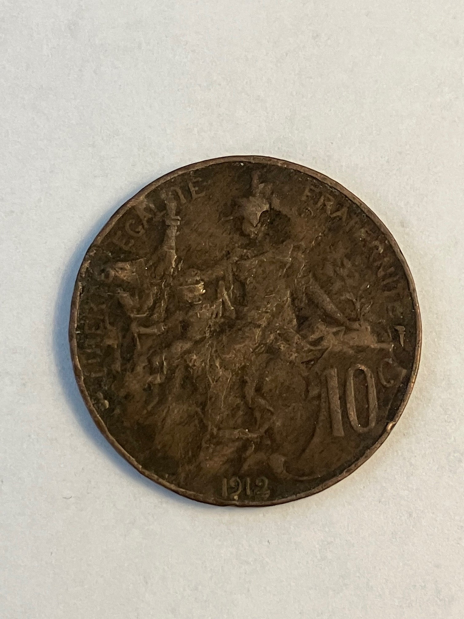 10 Centimes France 1912