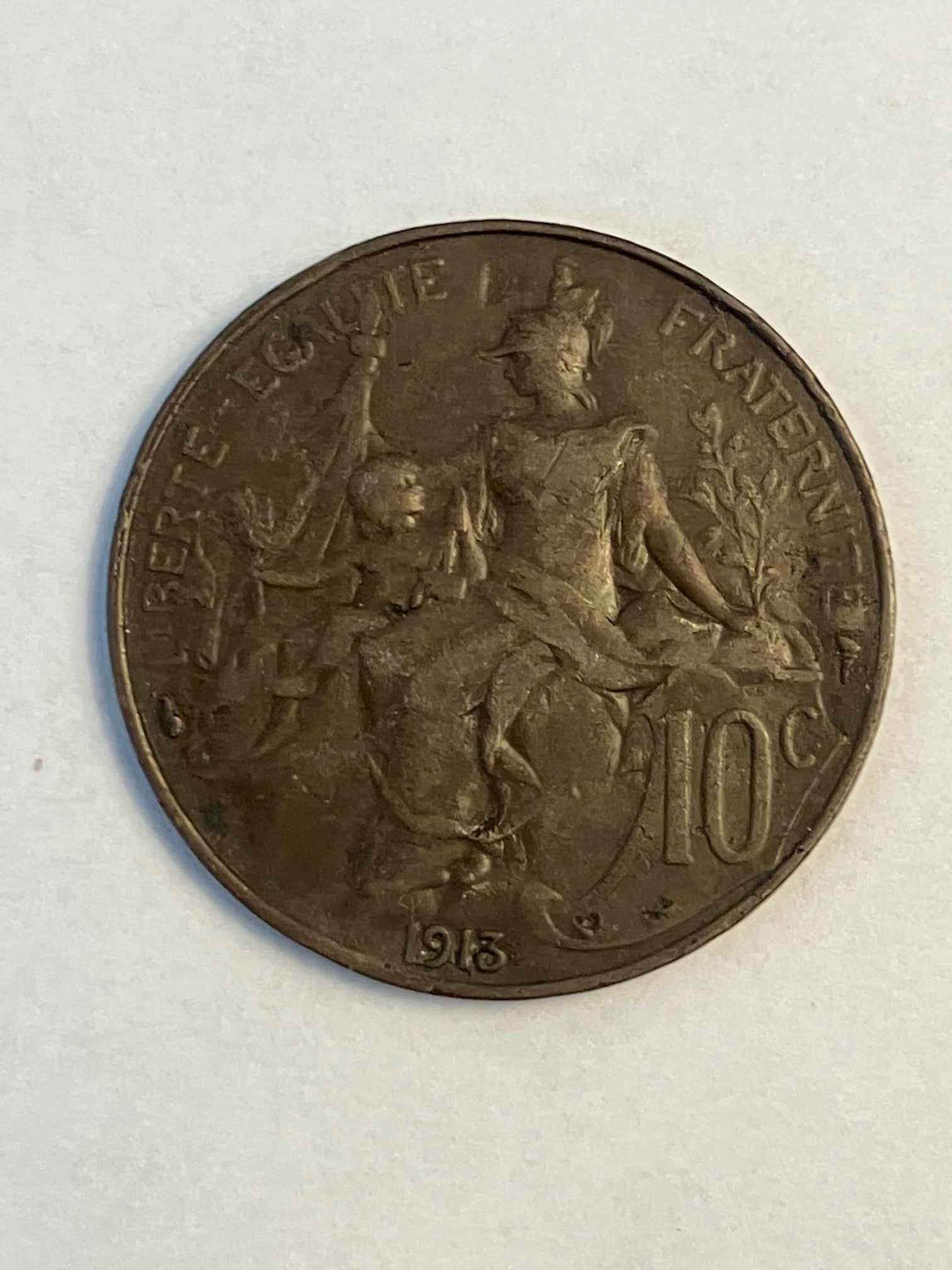 10 Centimes France 1913