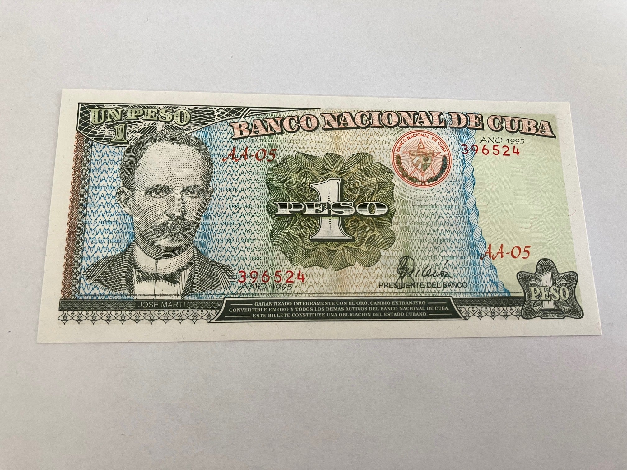 1 Peso Cuba 1995