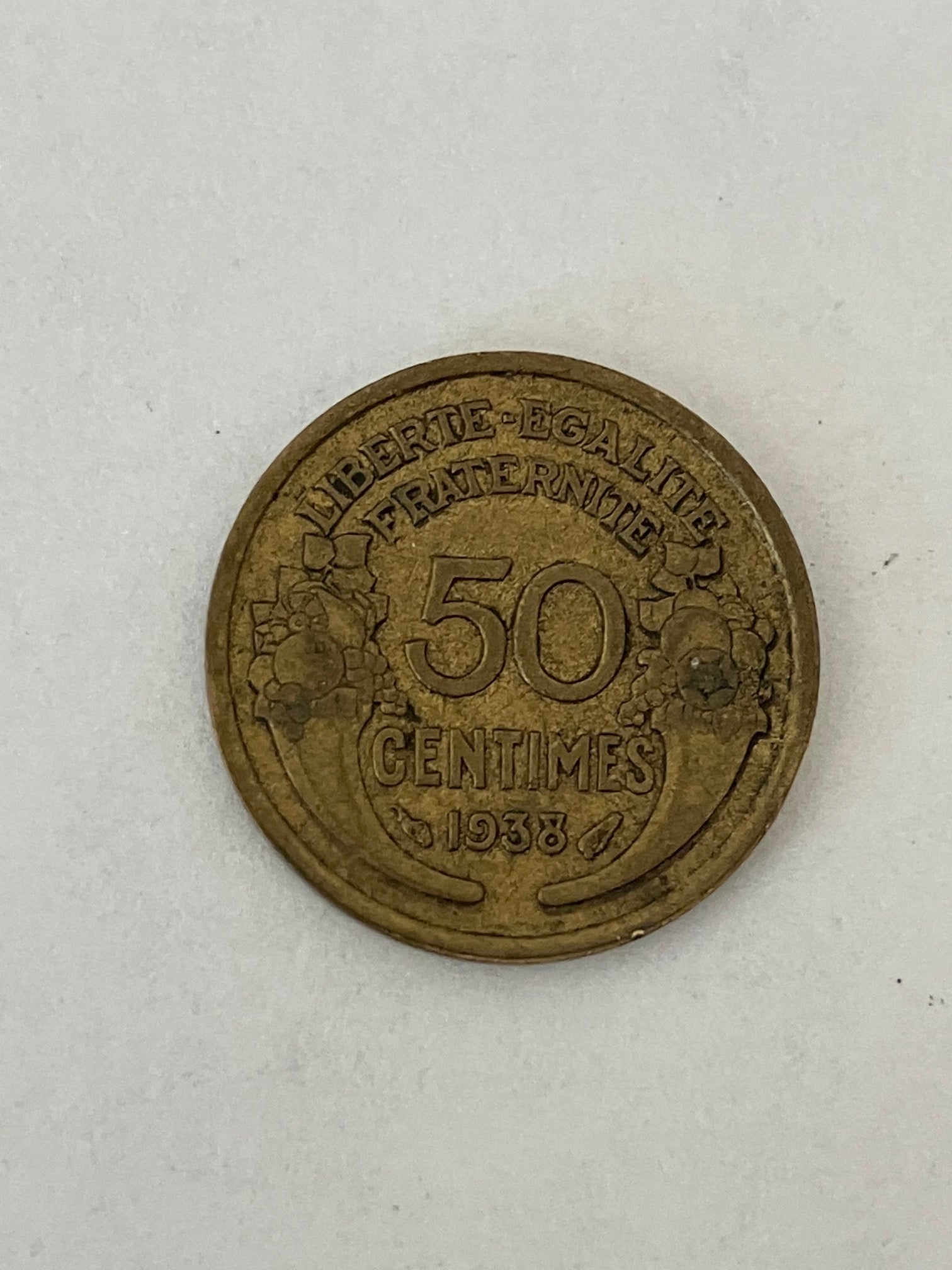 50 Centimes France 1938