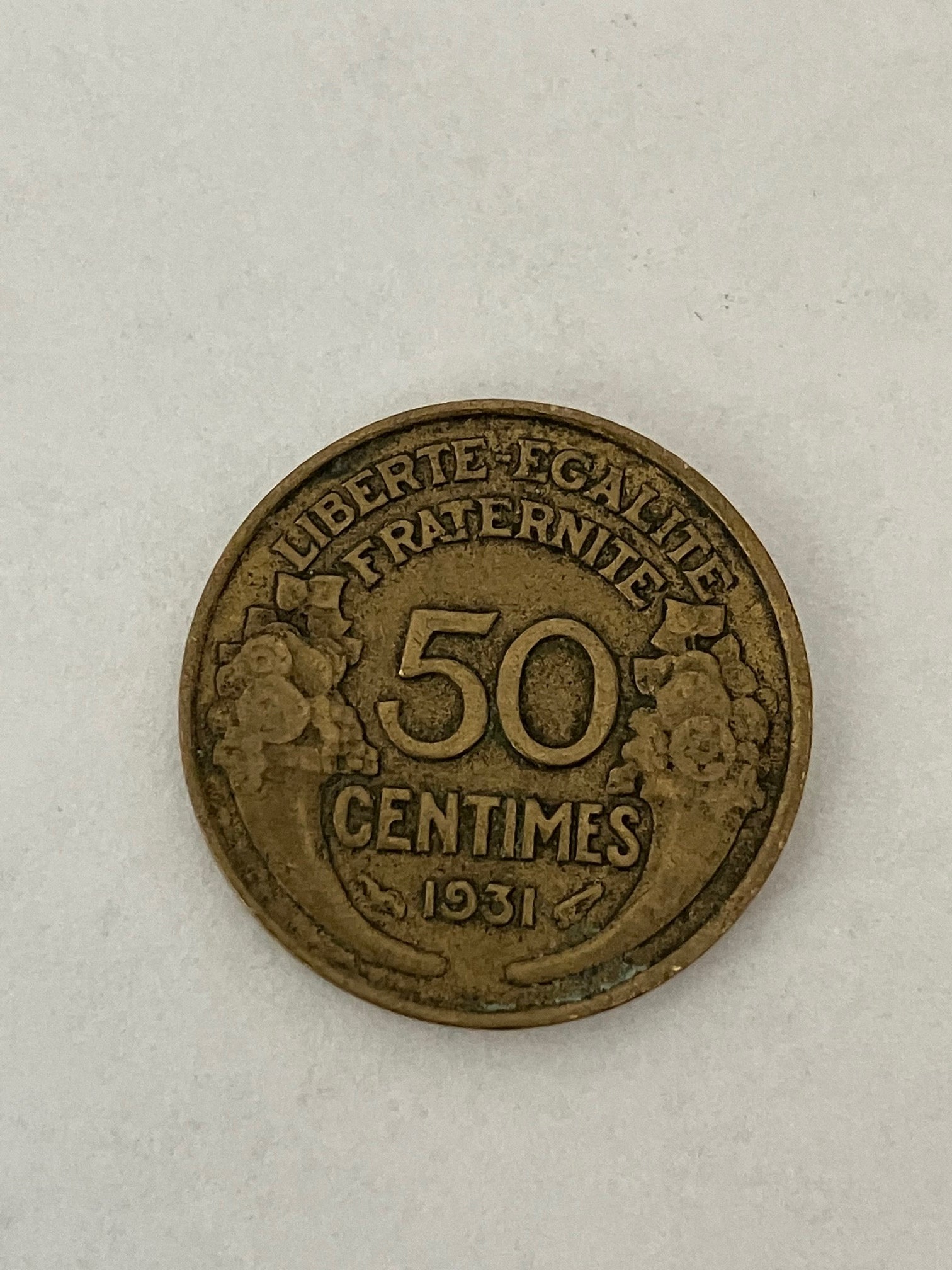 50 Centimes France 1931