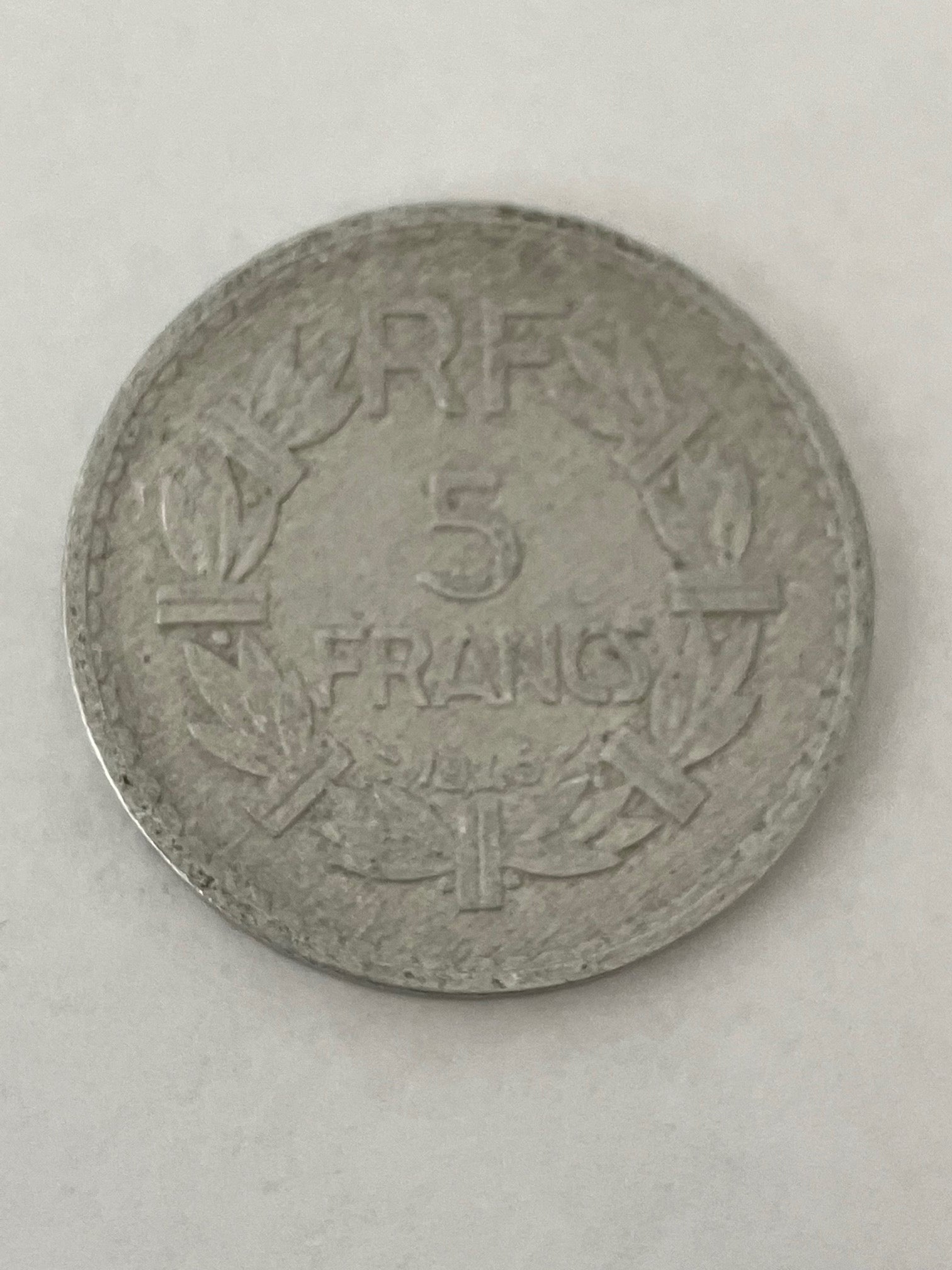 5 Francs 1945 France