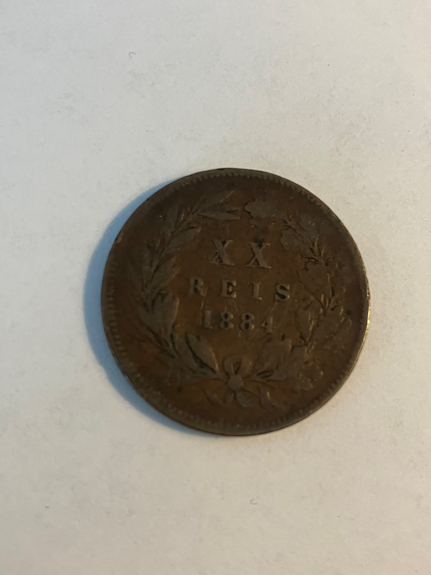 20 Reis 1884 Portugal