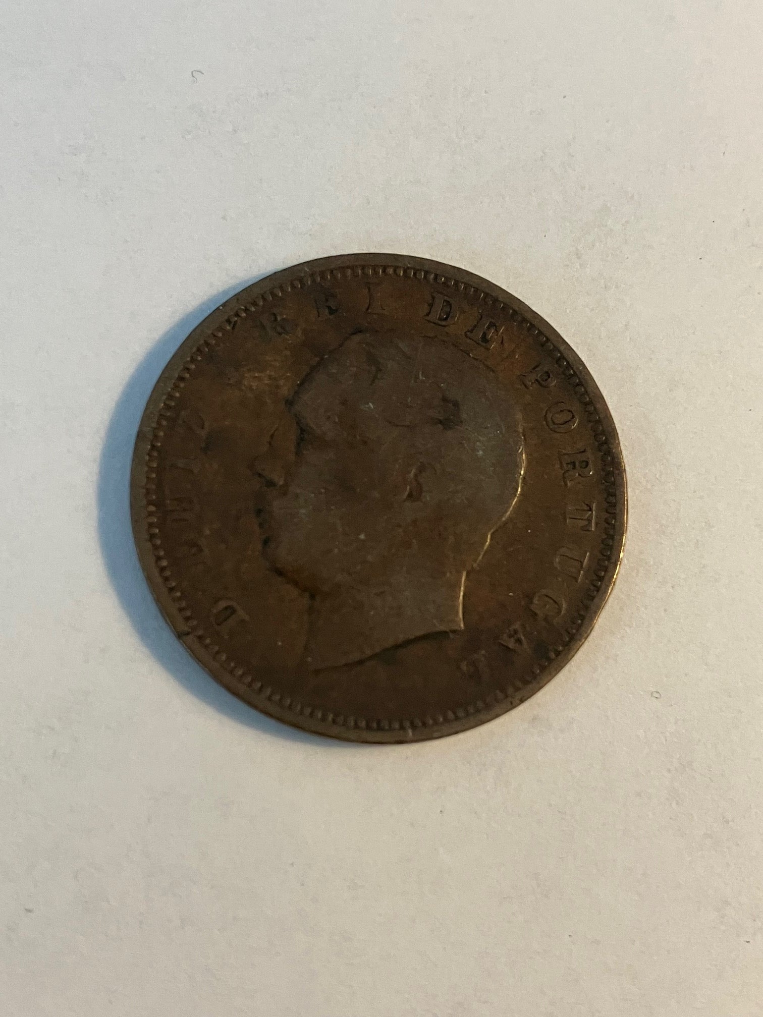 20 Reis 1884 Portugal