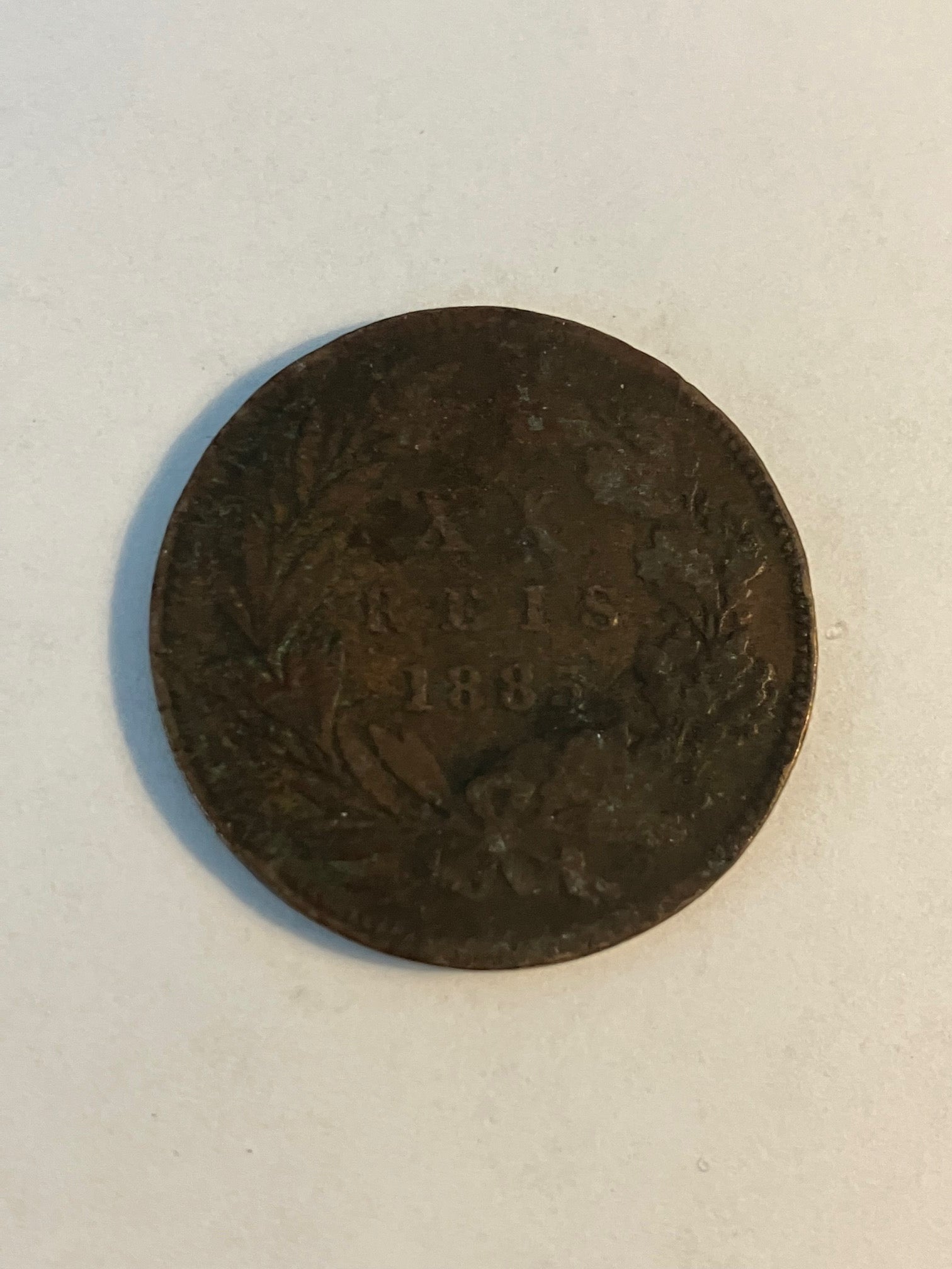 20 Reis Portugal 1885