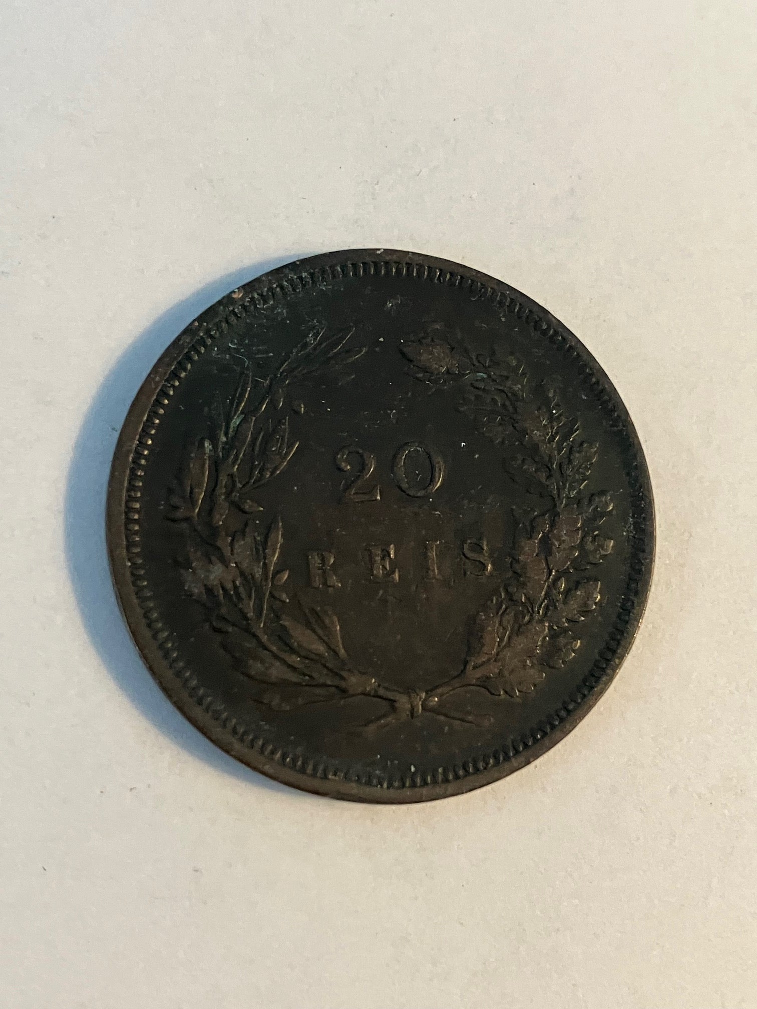 20 Reis 1892 Portugal