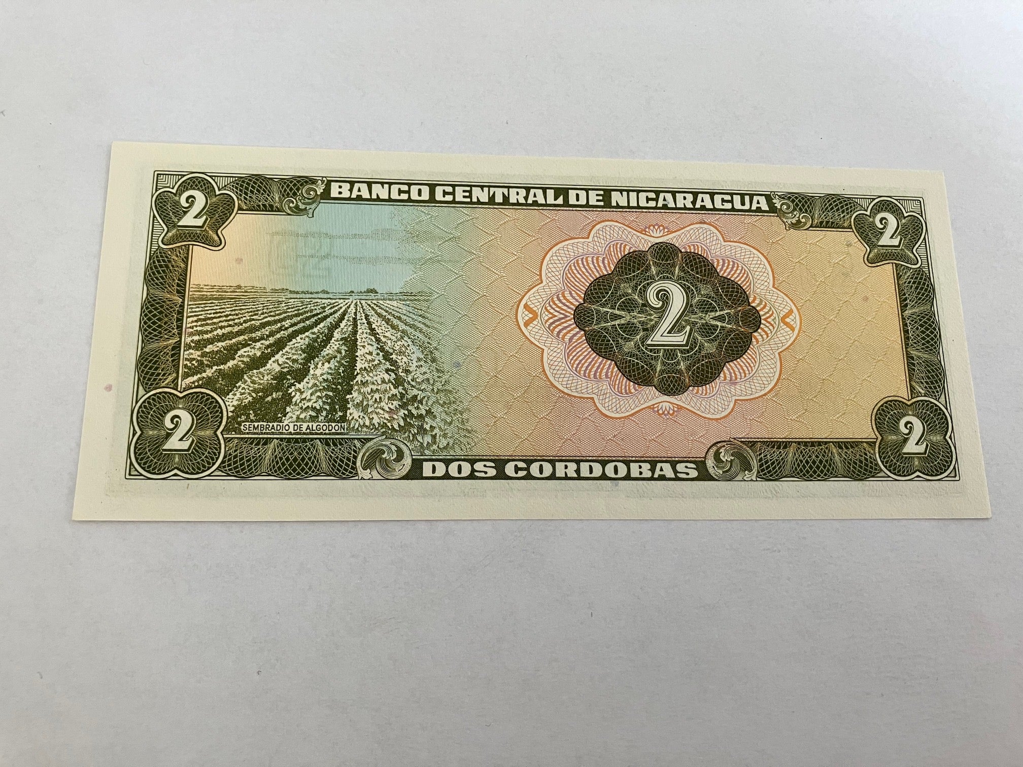 2 Cordobas 1972 Nicaragua