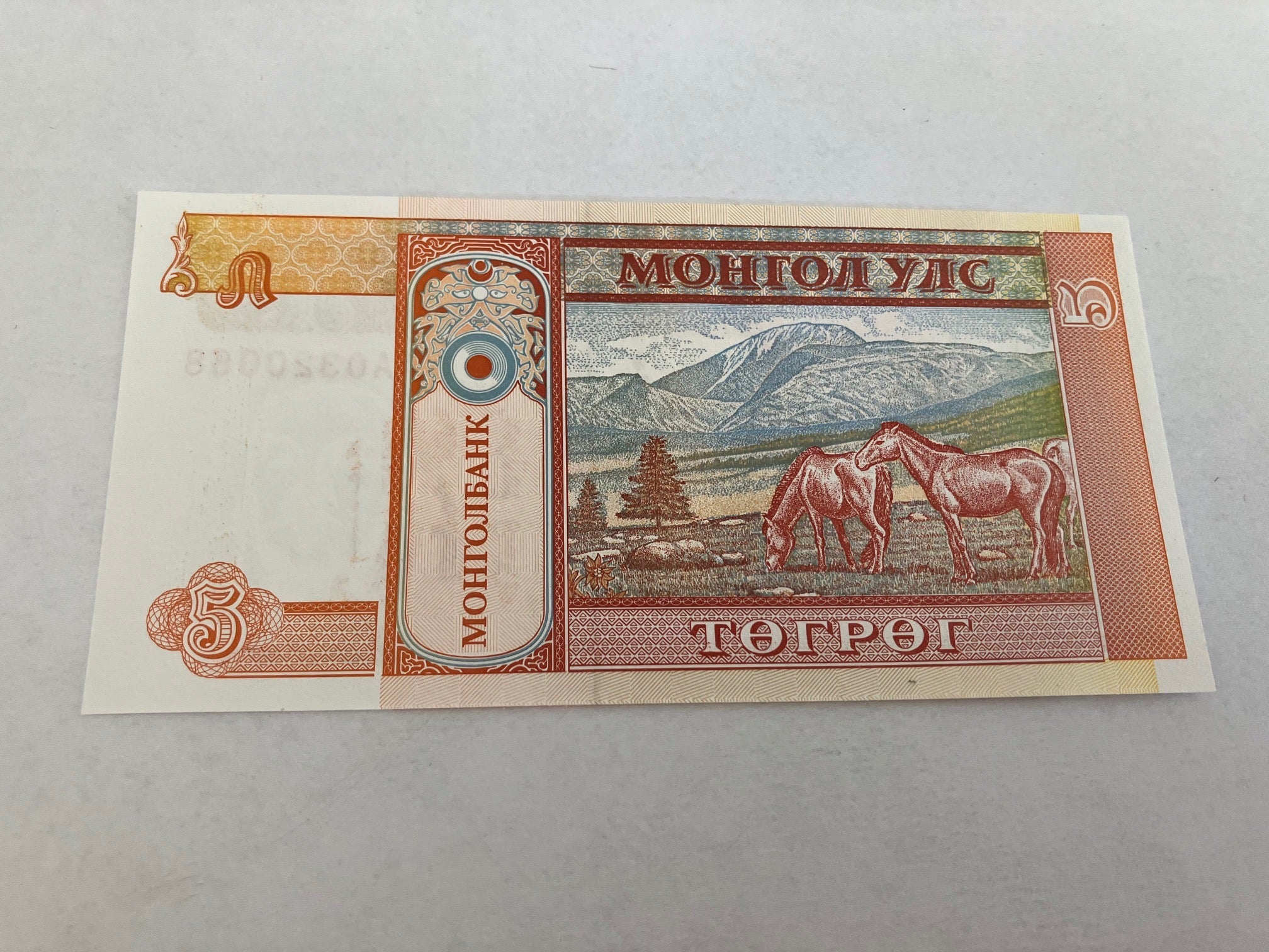 5 Tugrik Mongolia
