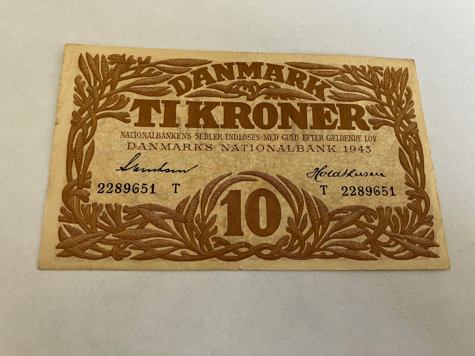 10 Kroner 1943 T