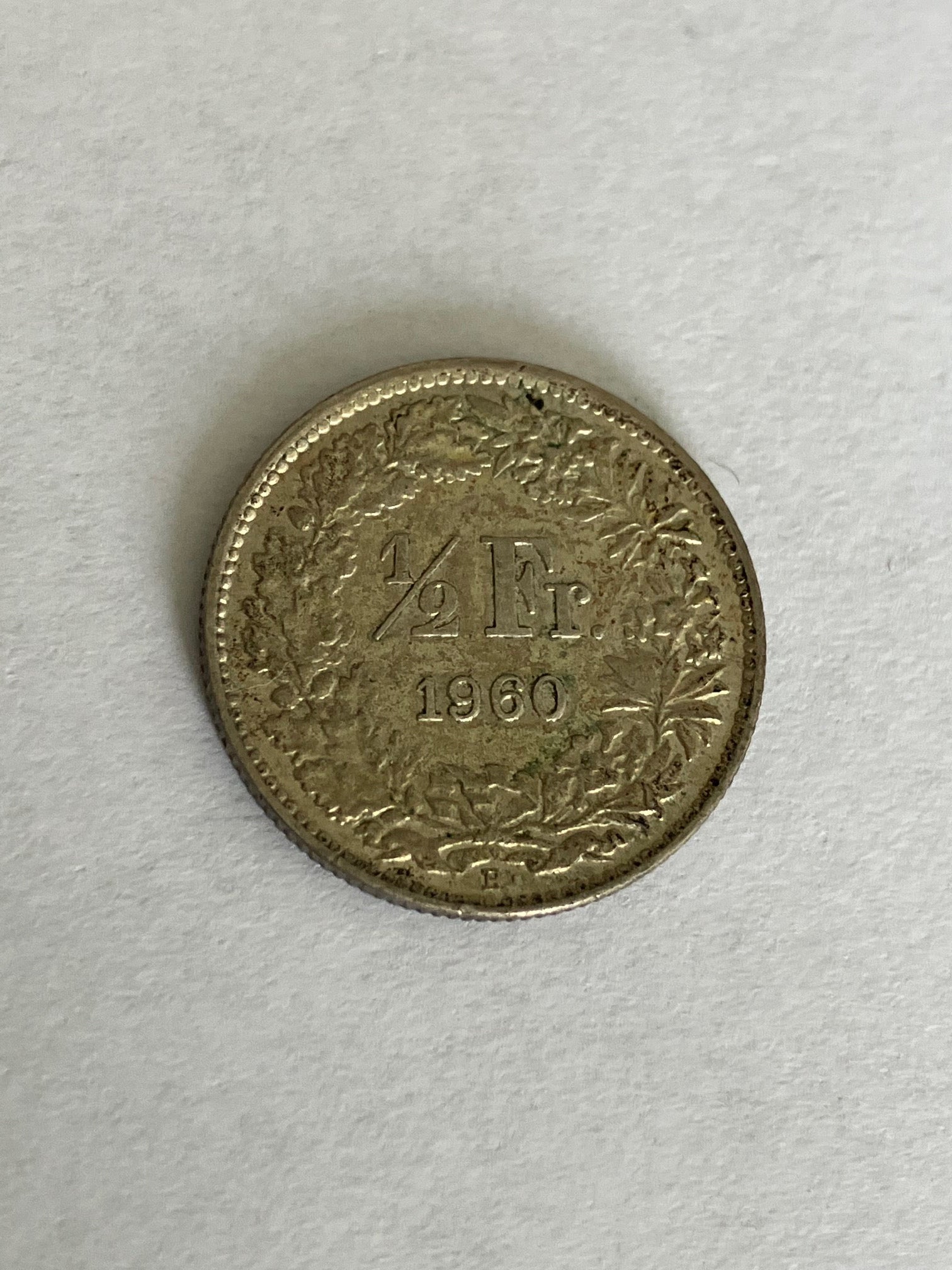 1/2 Franc Switzerland 1960