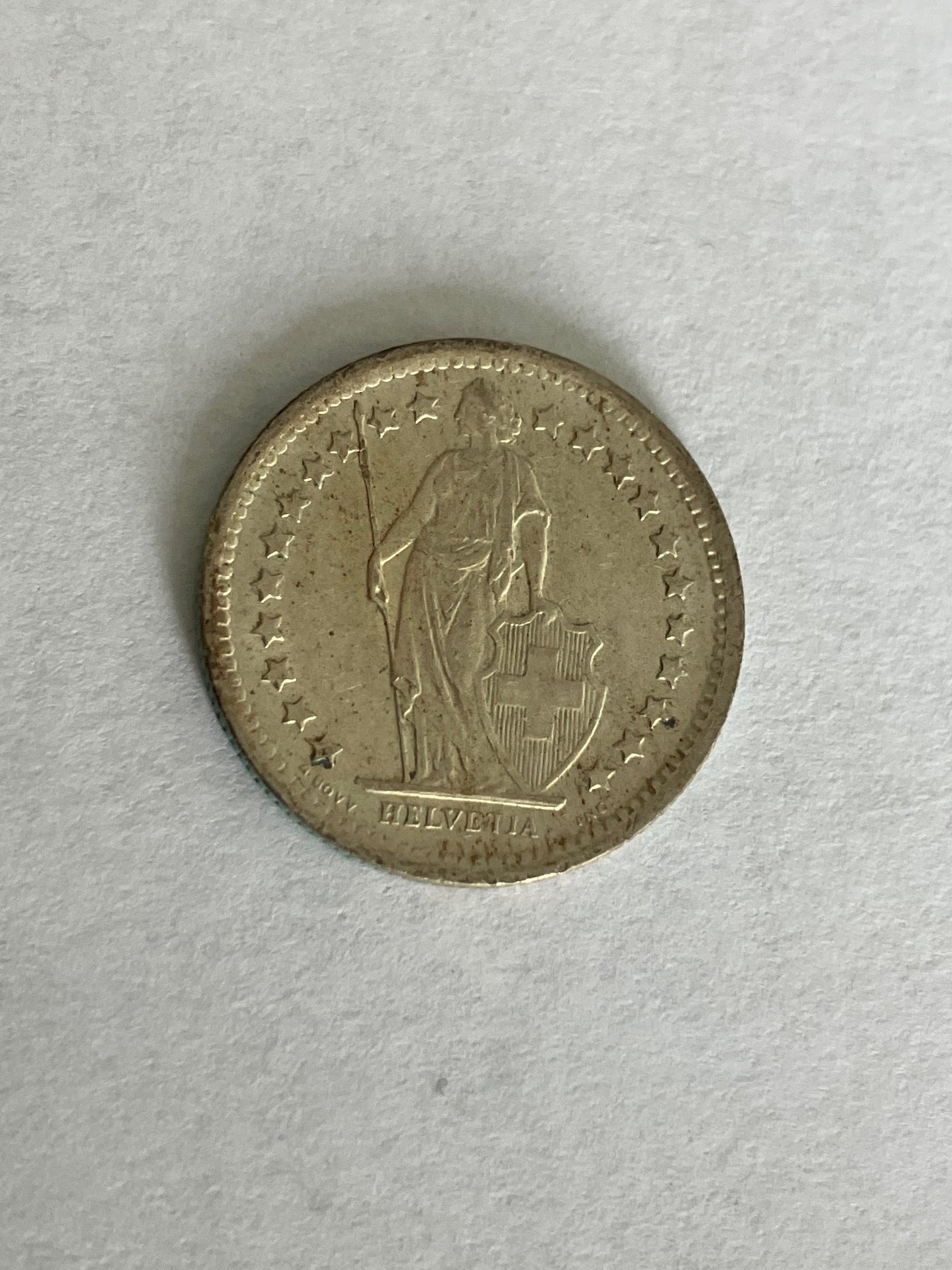 1/2 Franc Switzerland 1965