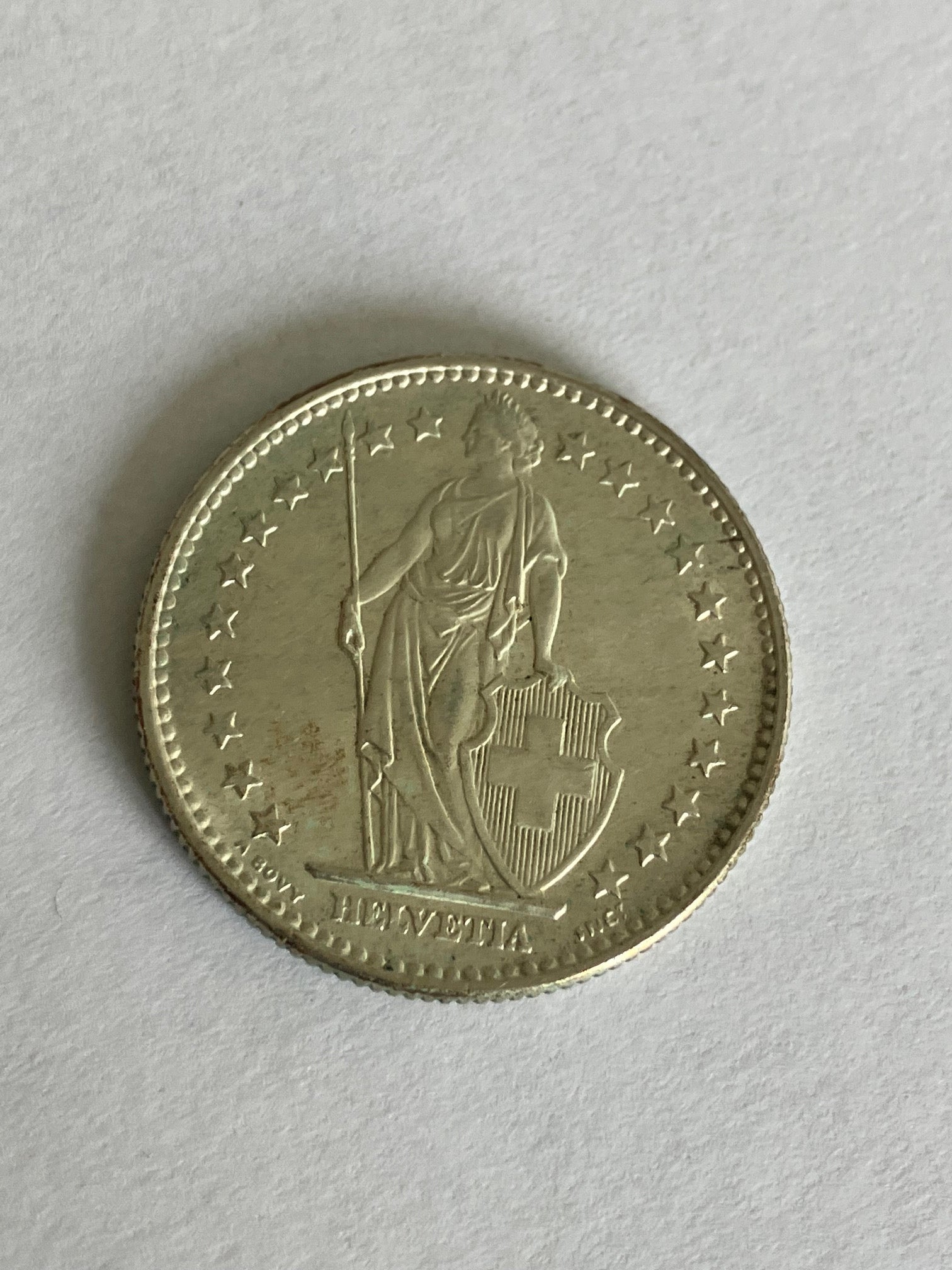 2 Francs Switzerland 1965