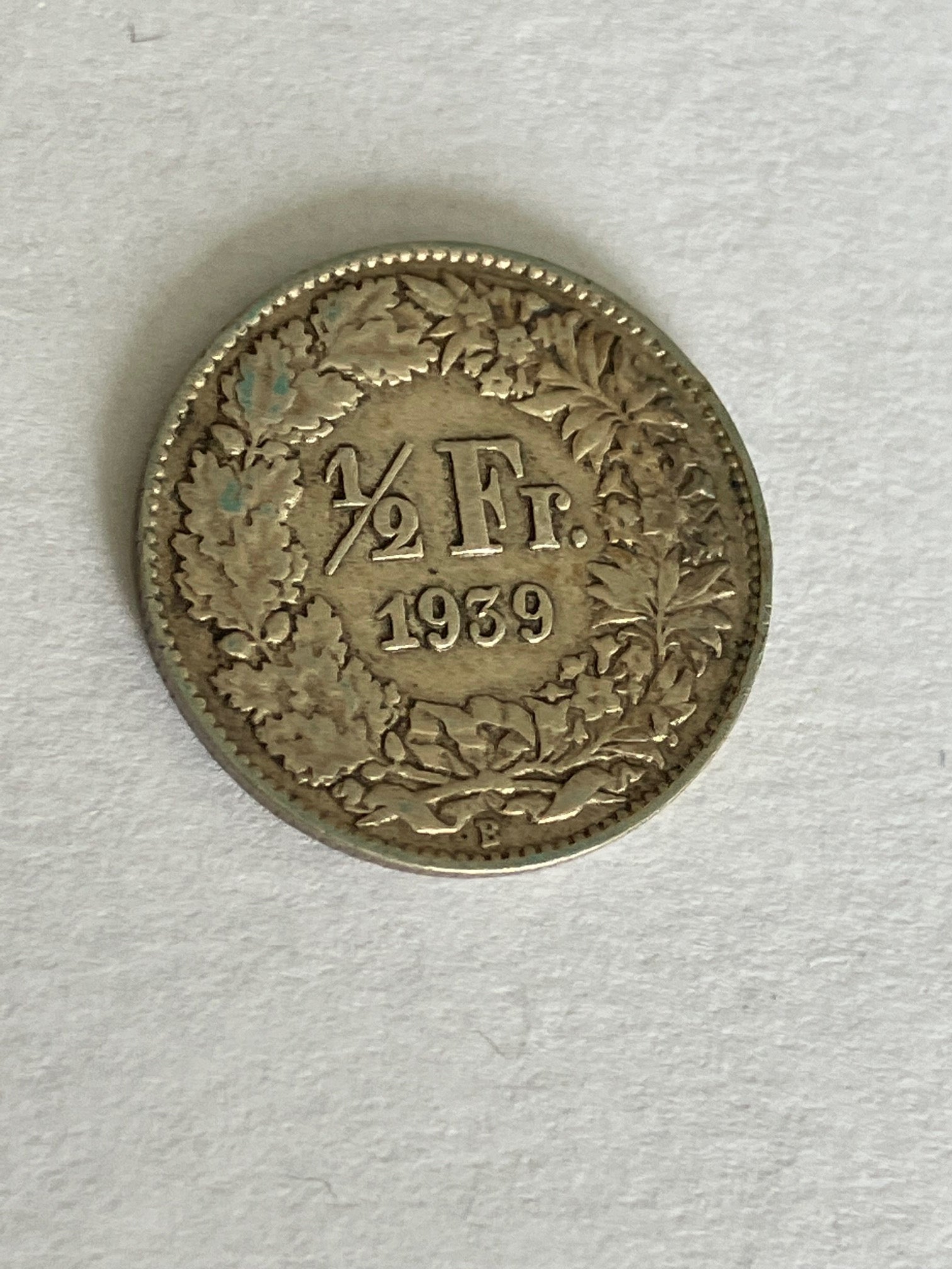 1/2 Franc Switzerland 1939