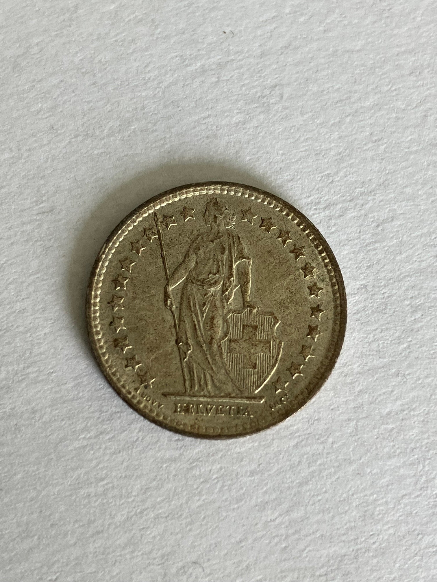 1/2 Franc Switzerland 1958