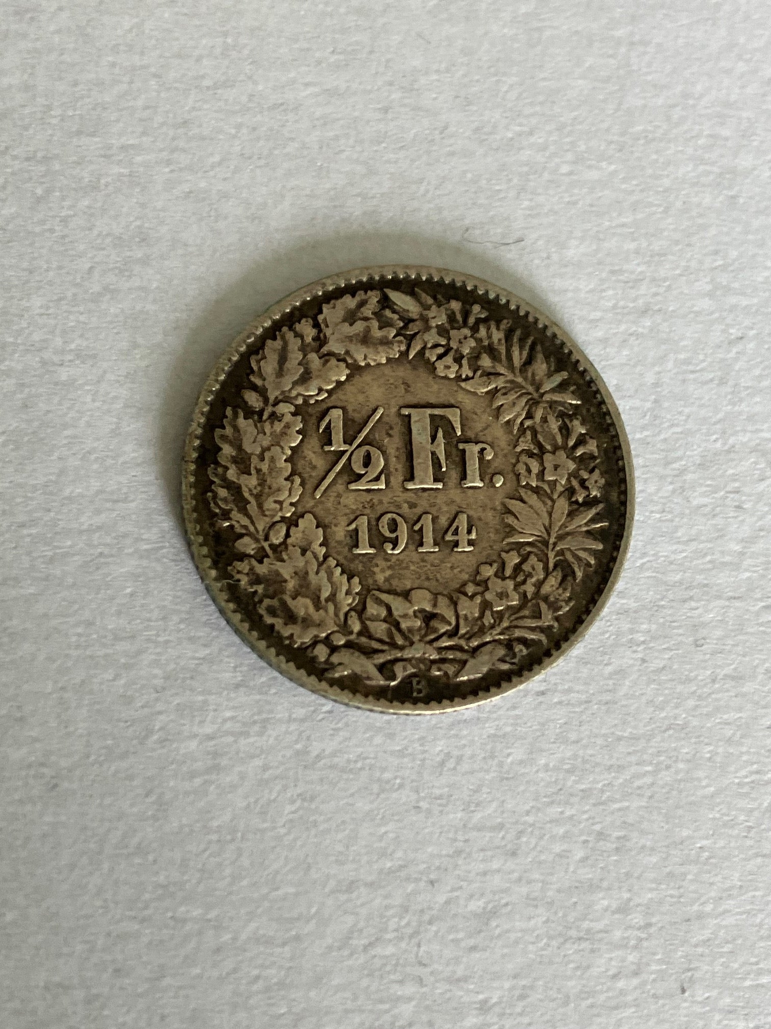 1/2 Franc Switzerland 1914