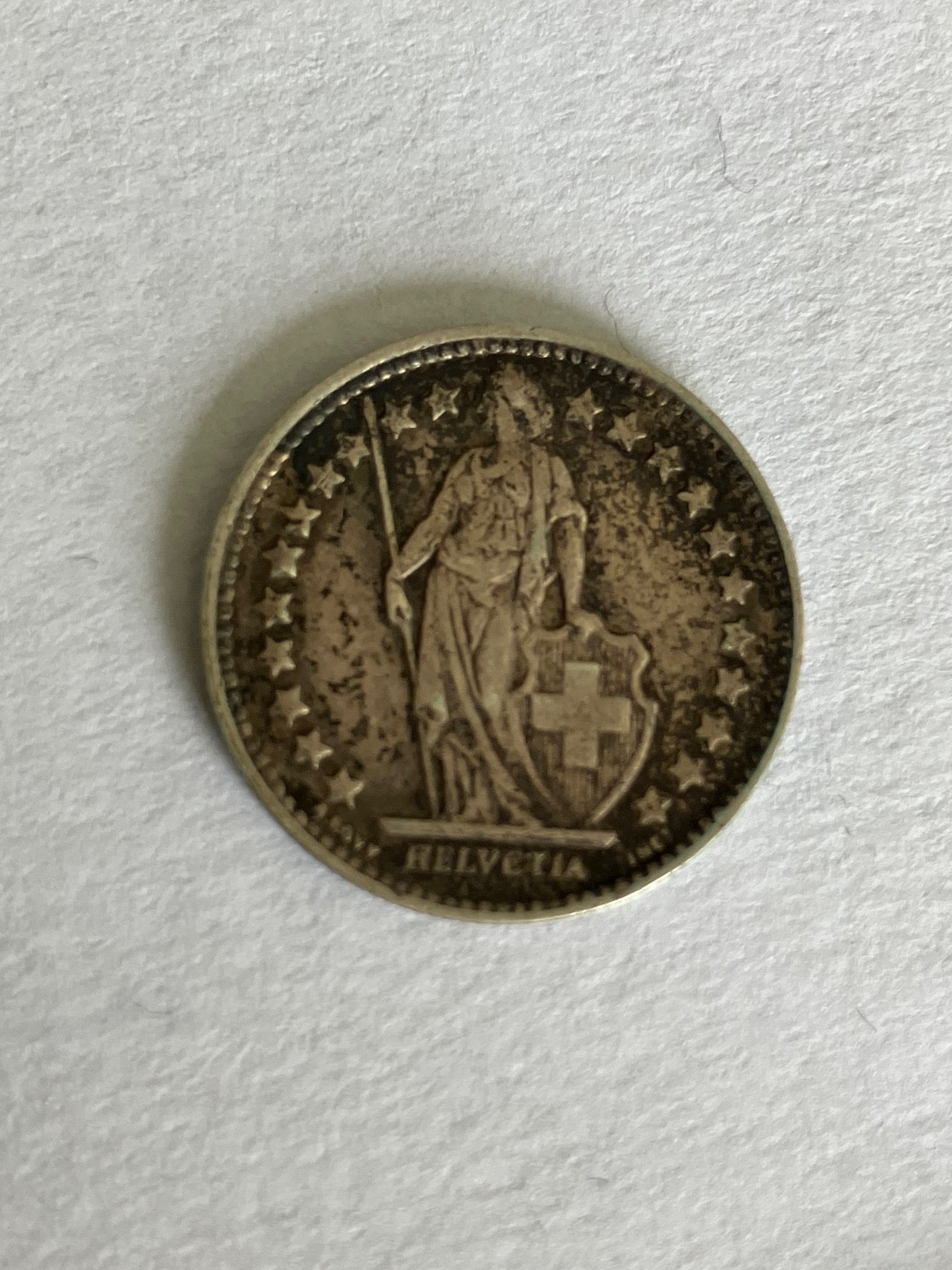1/2 Franc Switzerland 1914