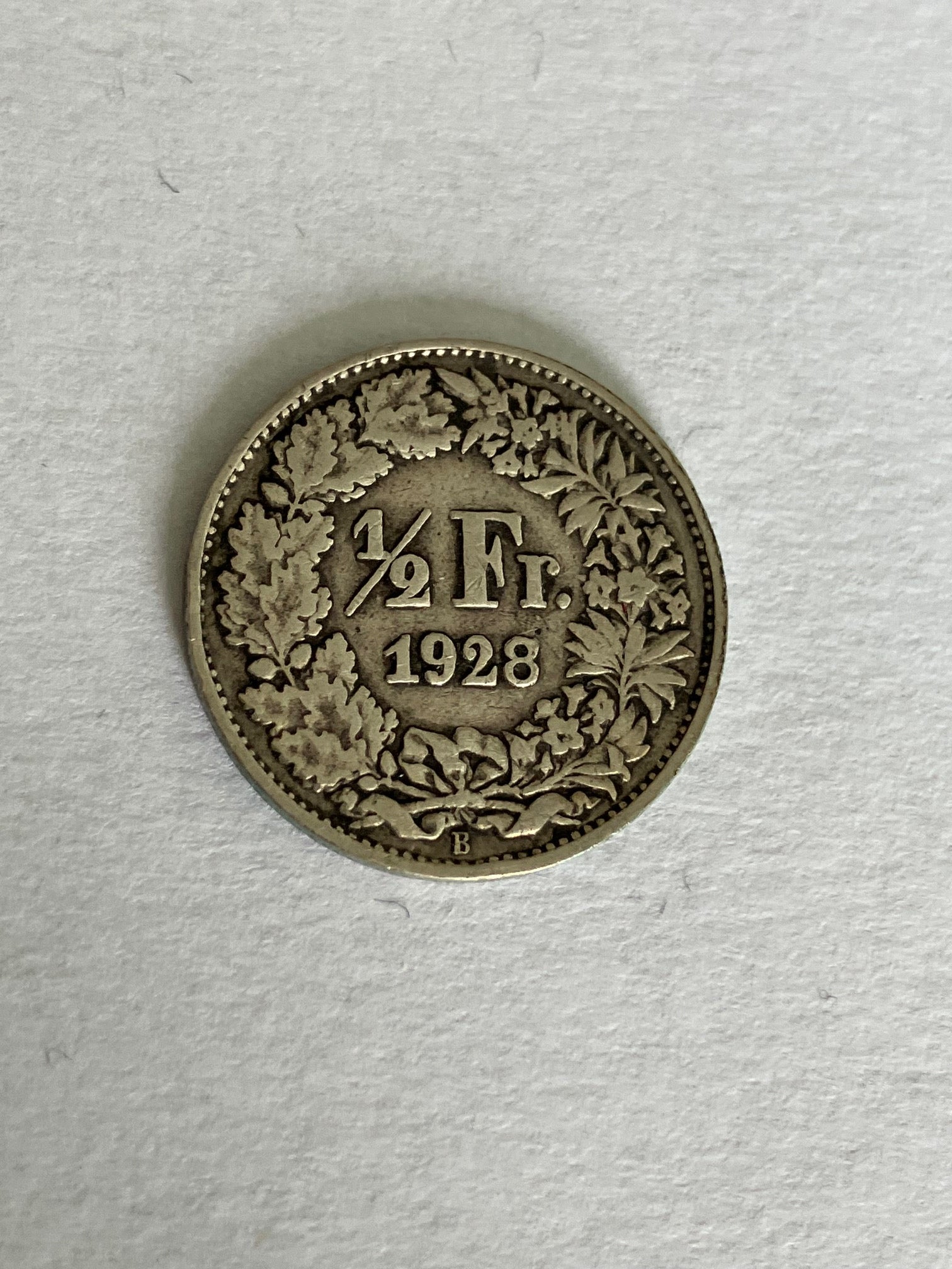 1/2 Franc Switzerland 1928