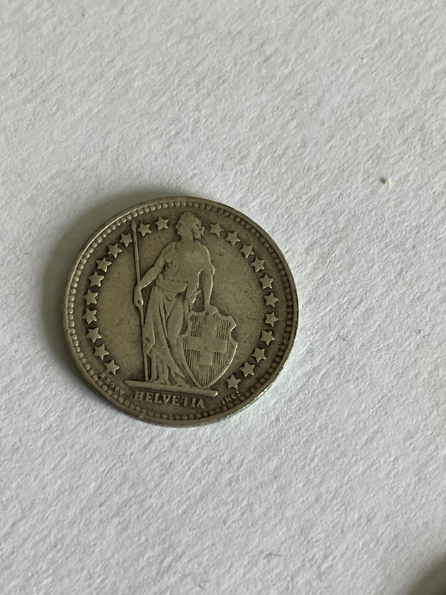 1/2 Franc Switzerland 1928