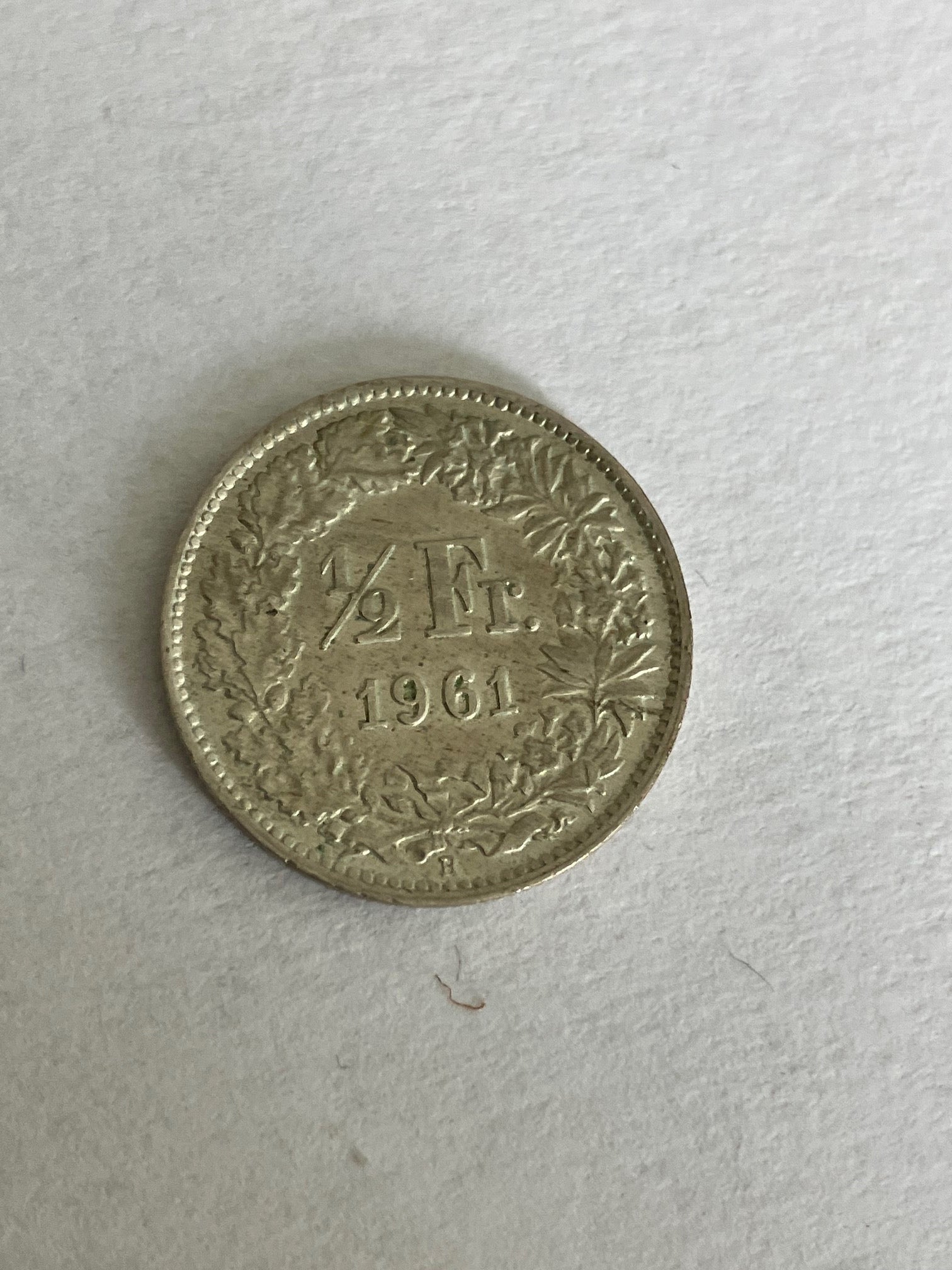 1/2 Franc Switzerland 1961