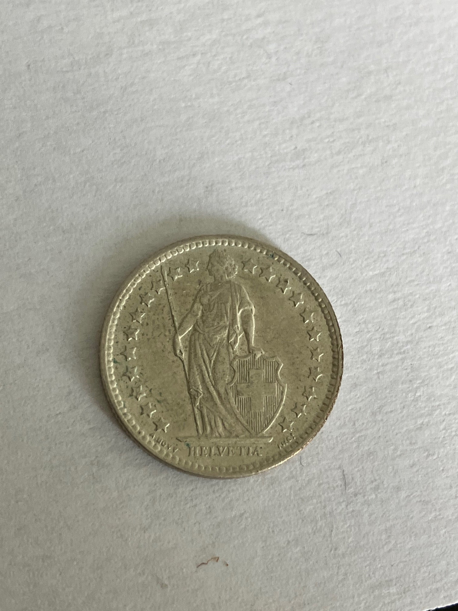1/2 Franc Switzerland 1961