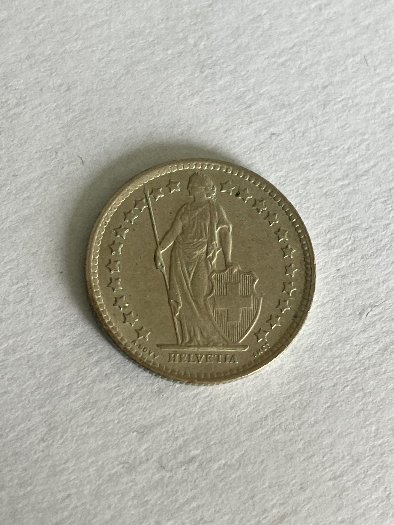1/2 Franc Switzerland 1963