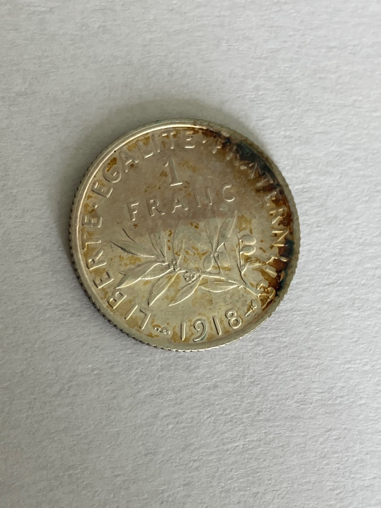 1 Franc France 1918