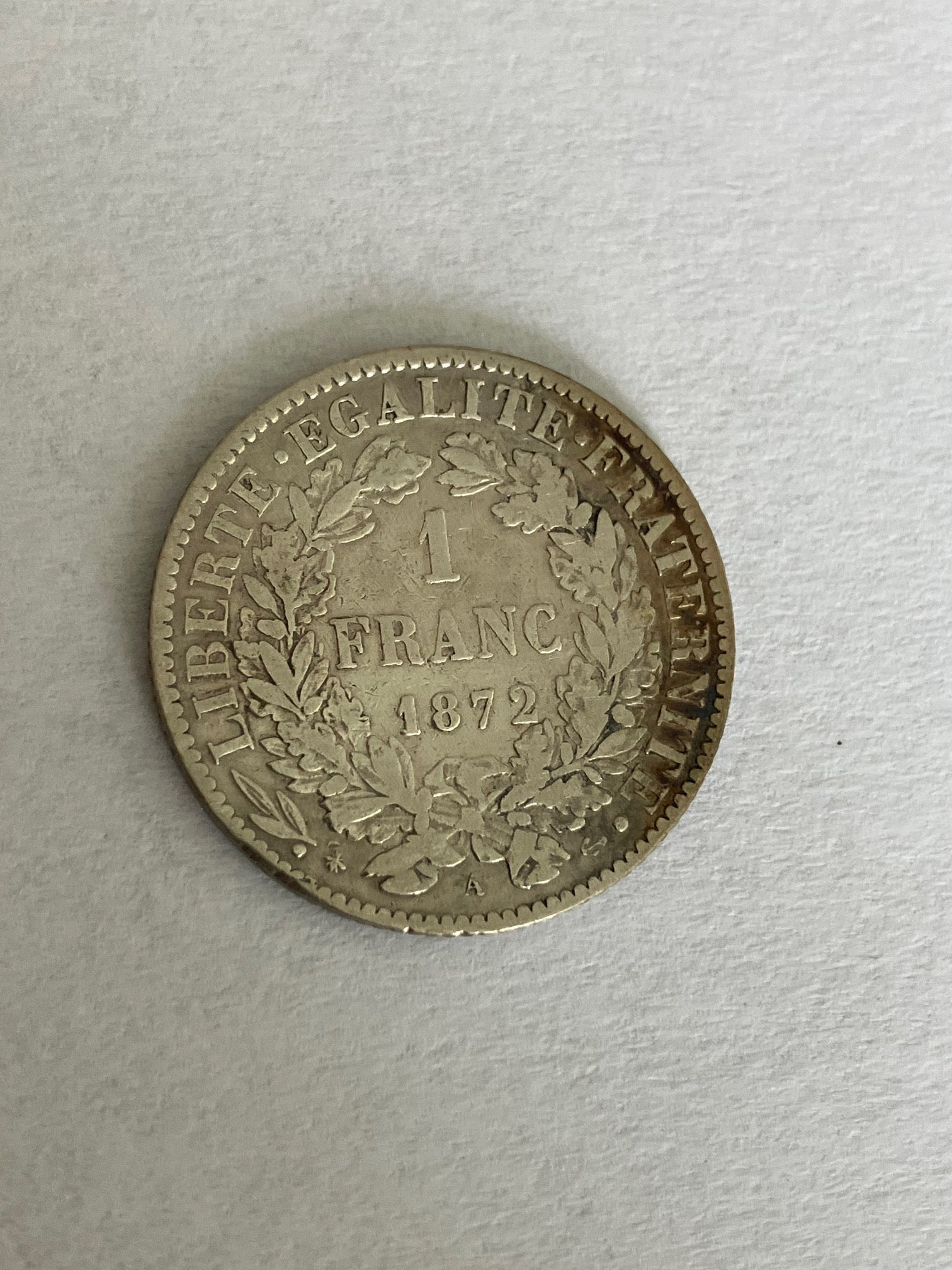 1 Franc France 1872