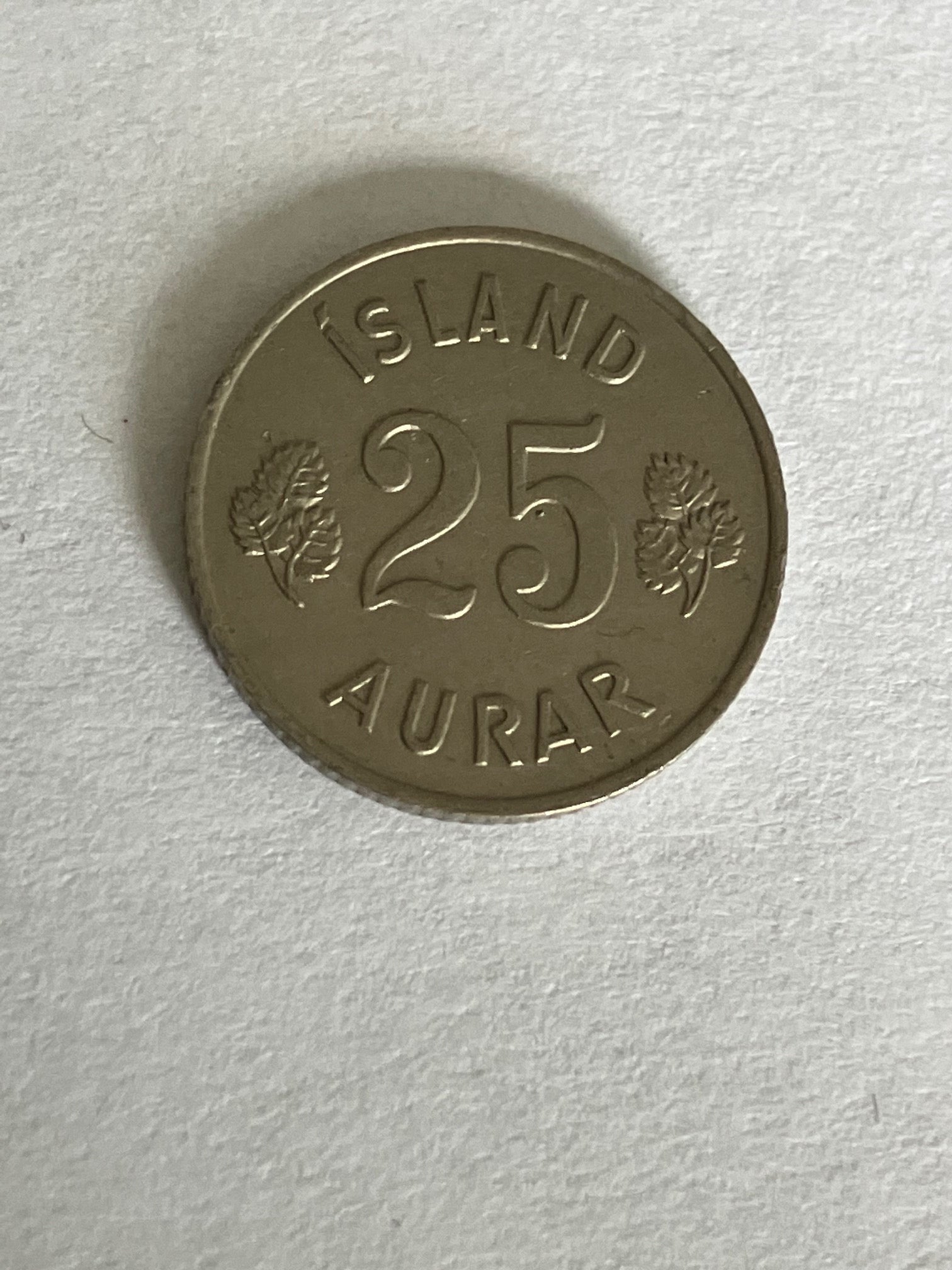 25 Aurar 1946 Iceland