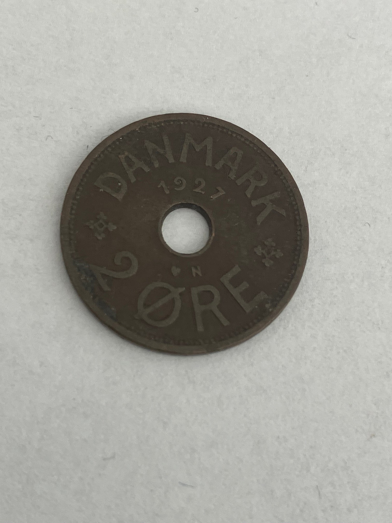 2 Øre 1927 N