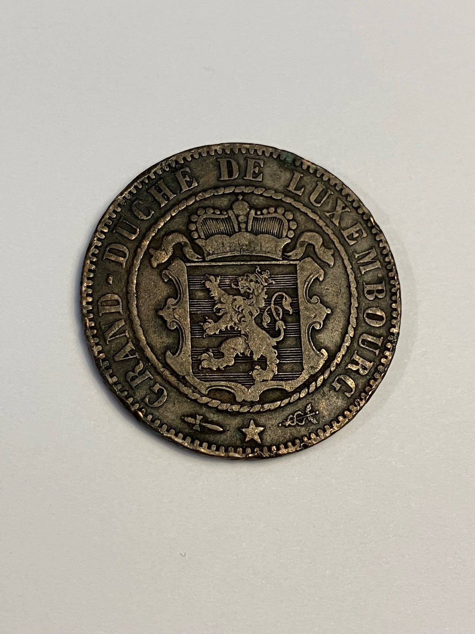 10 Centimes 1854 Luxembourg