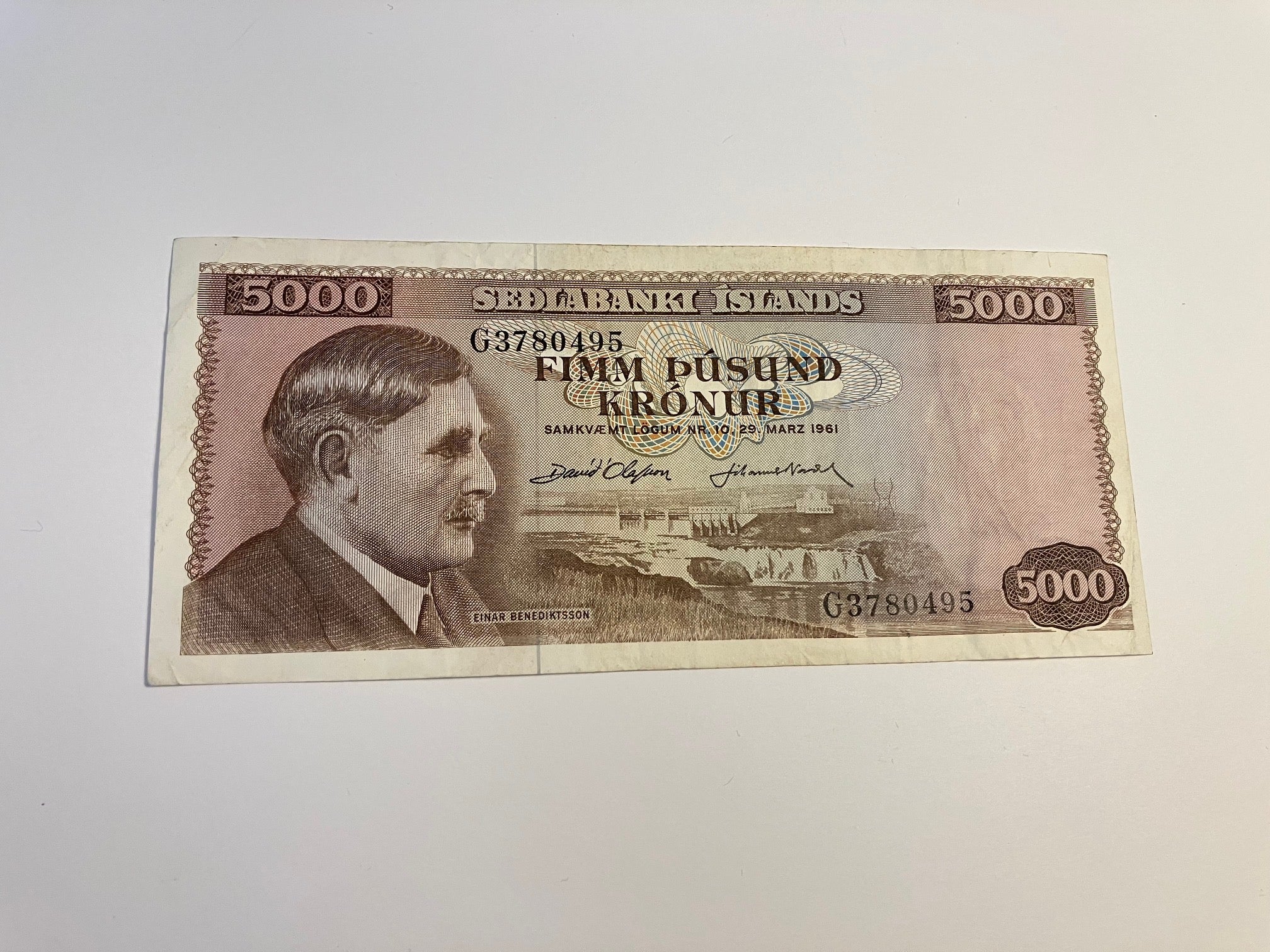 5000 Kronur Iceland