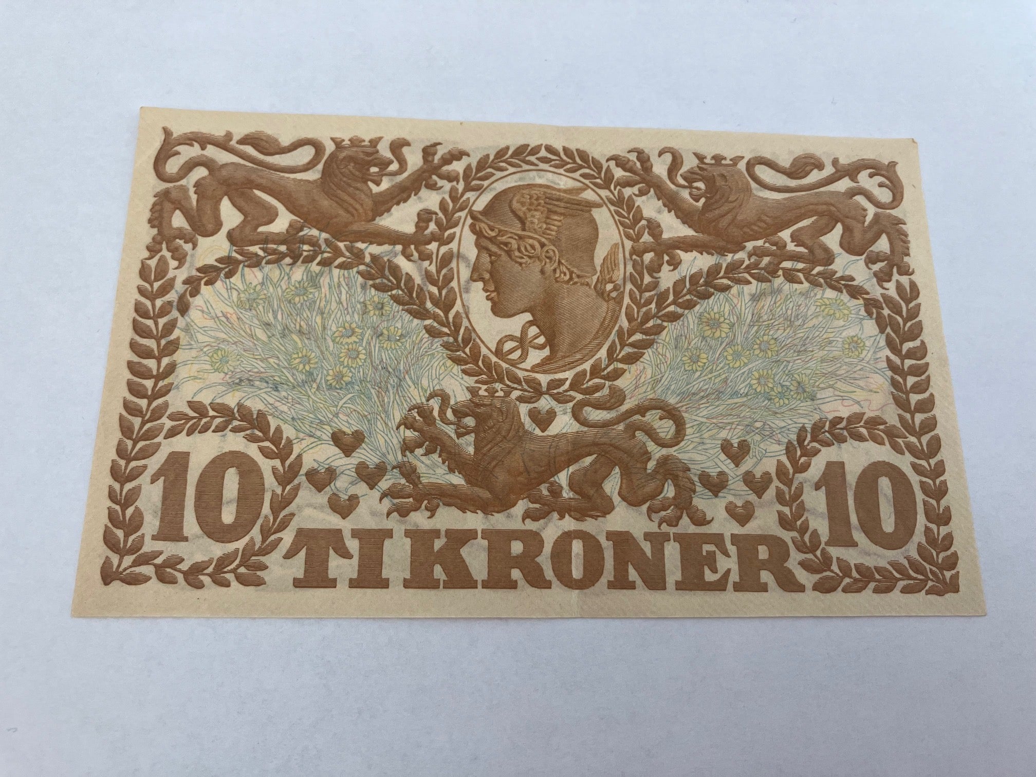 10 Kroner 1943 T - Pæn