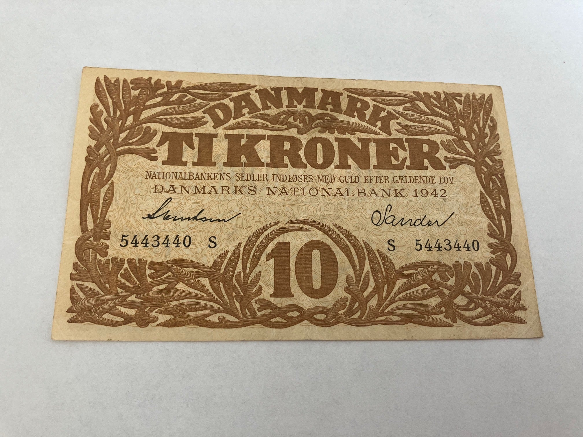 10 Kroner 1942 S