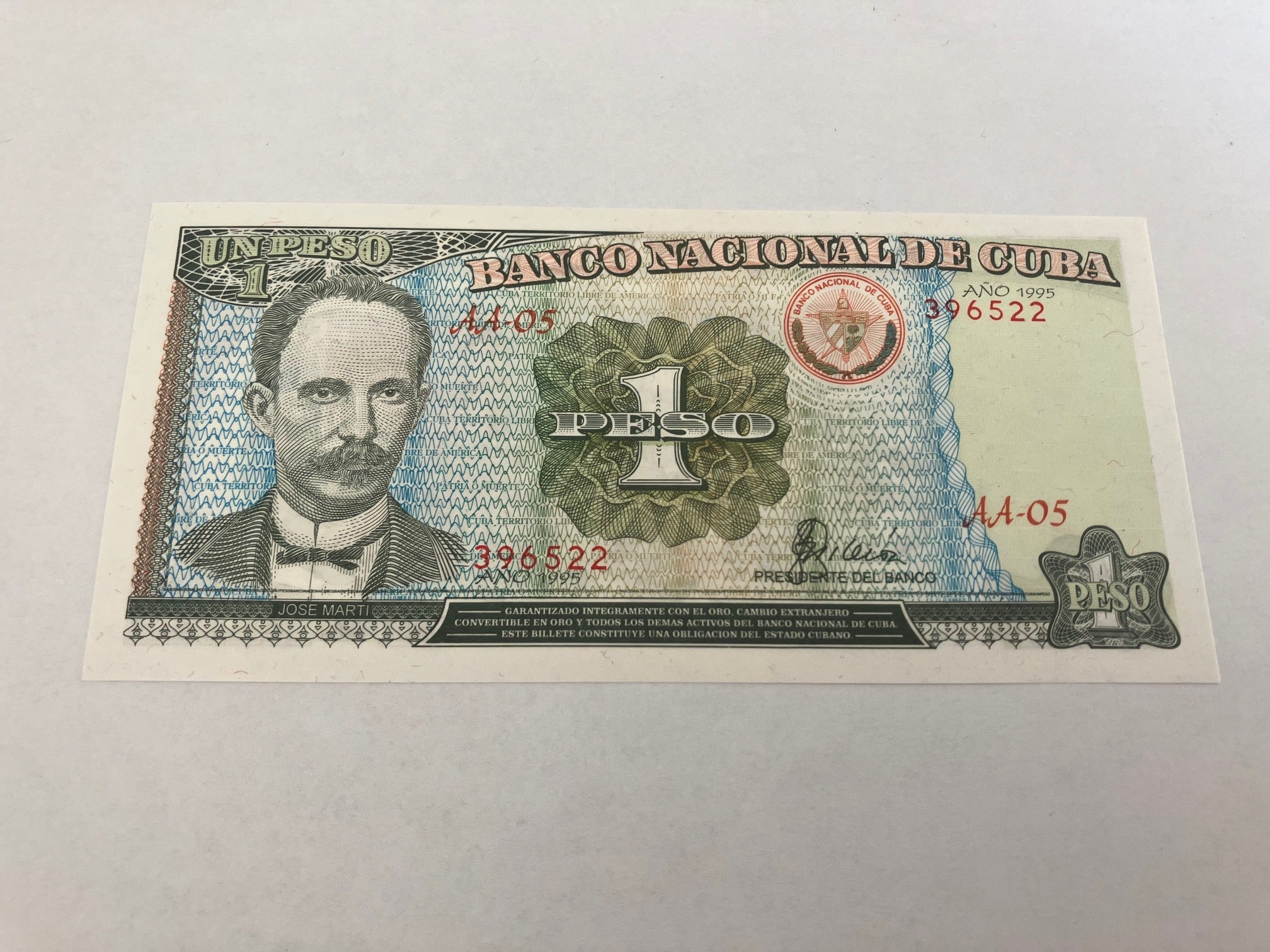 1 Peso Cuba 1995