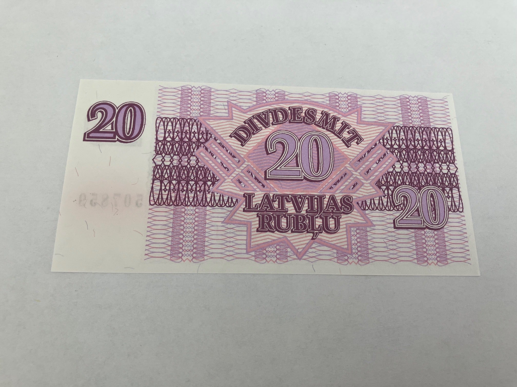 20 Rubli Latvia 1992