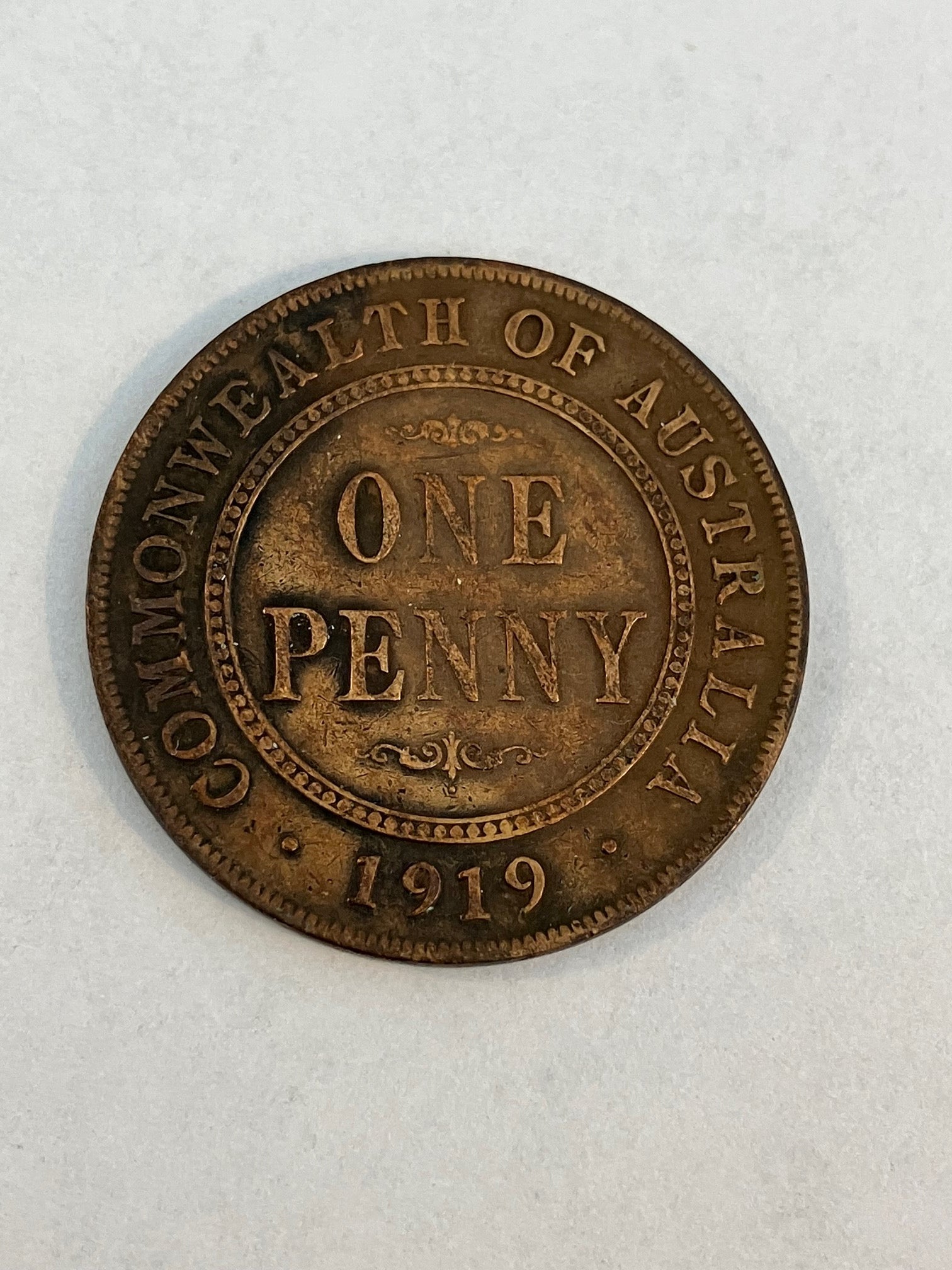 One Penny Australia 1919