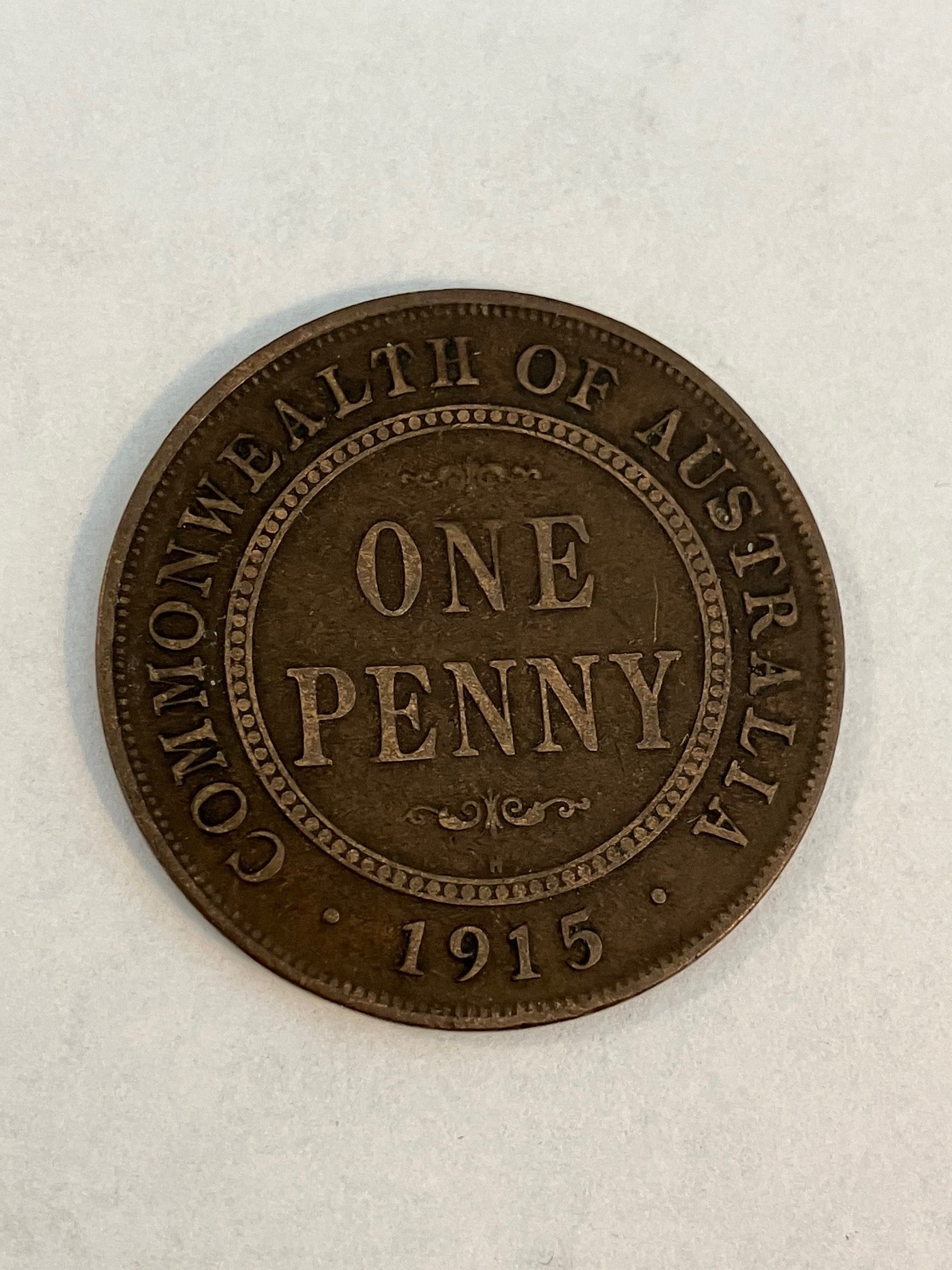 One Penny Australia 1915