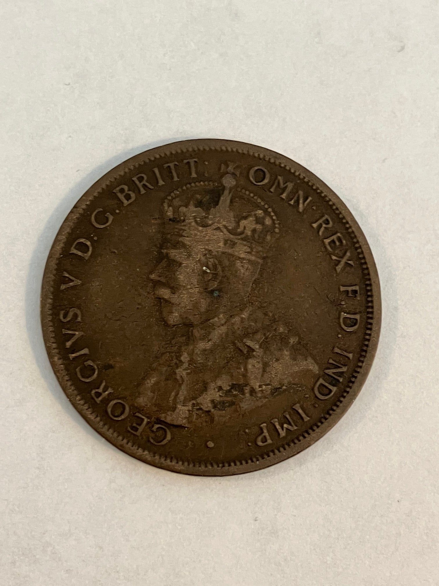 One Penny Australia 1915