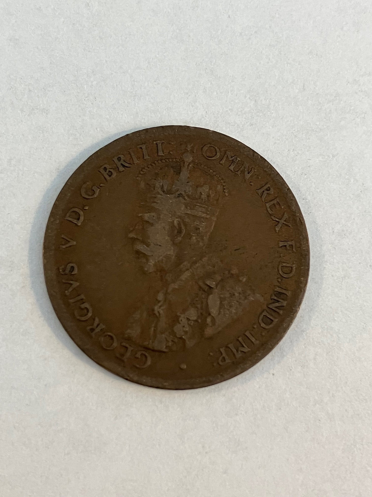 One Half Penny Australia 1922