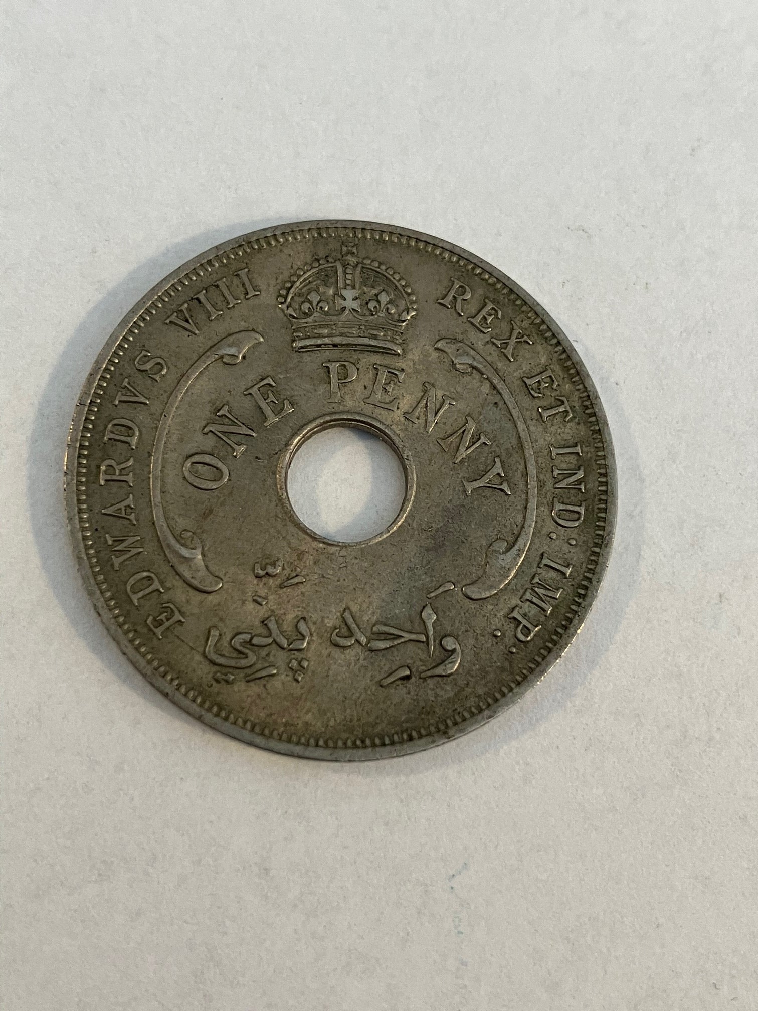 One Penny British West Africa 1936