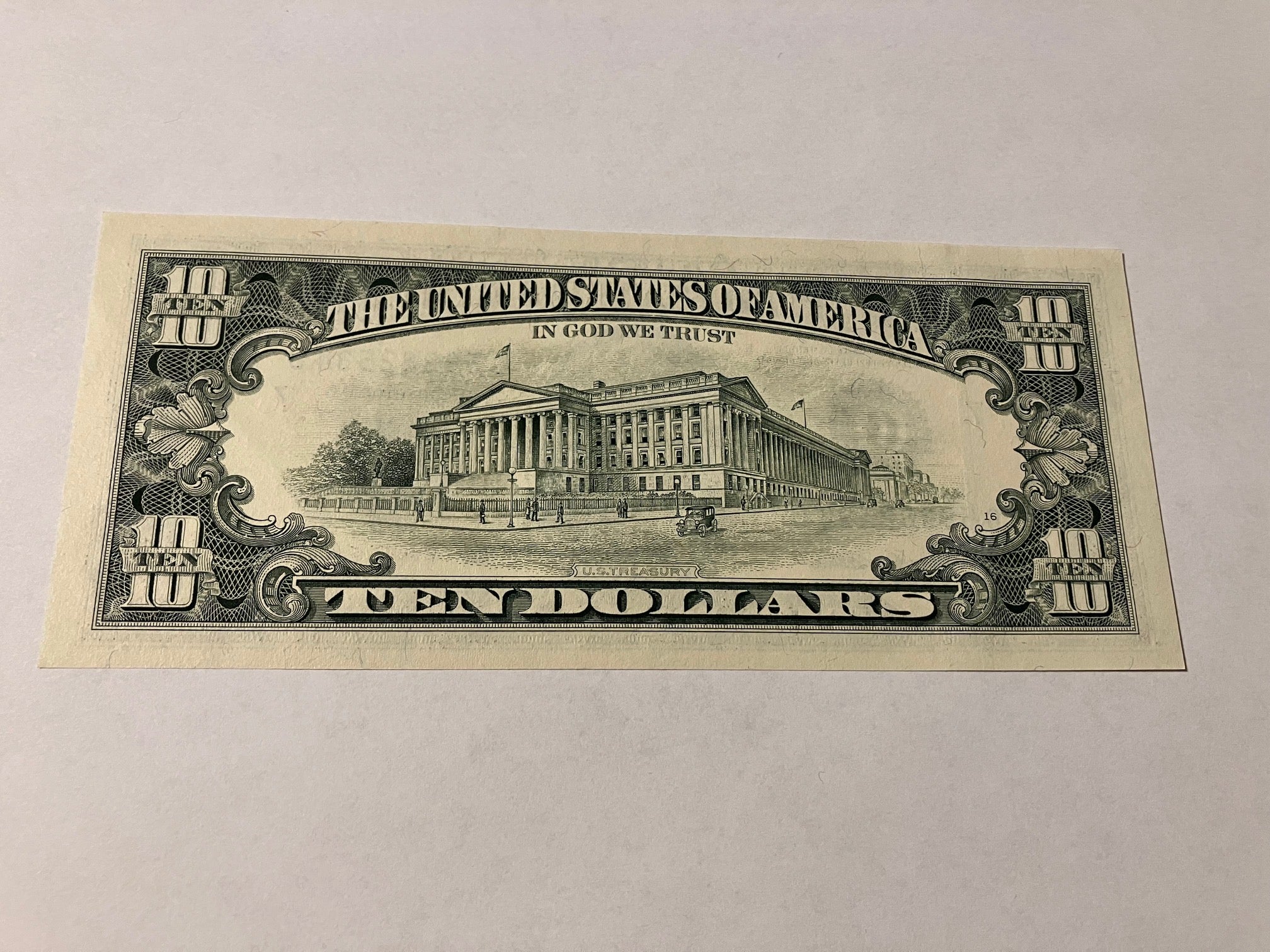 10 Dollars 1995 USA - UNC