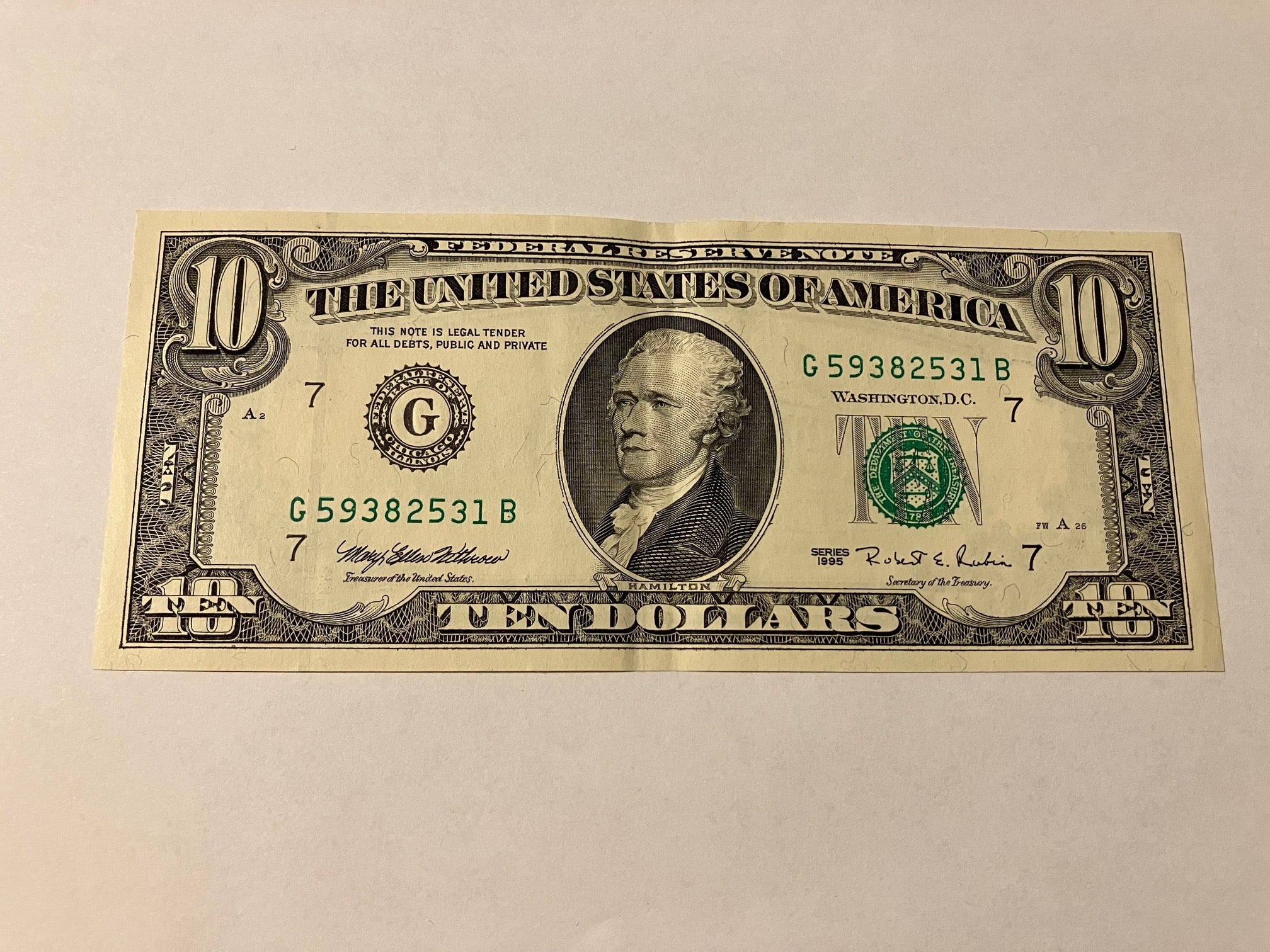 10 Dollars 1995 USA